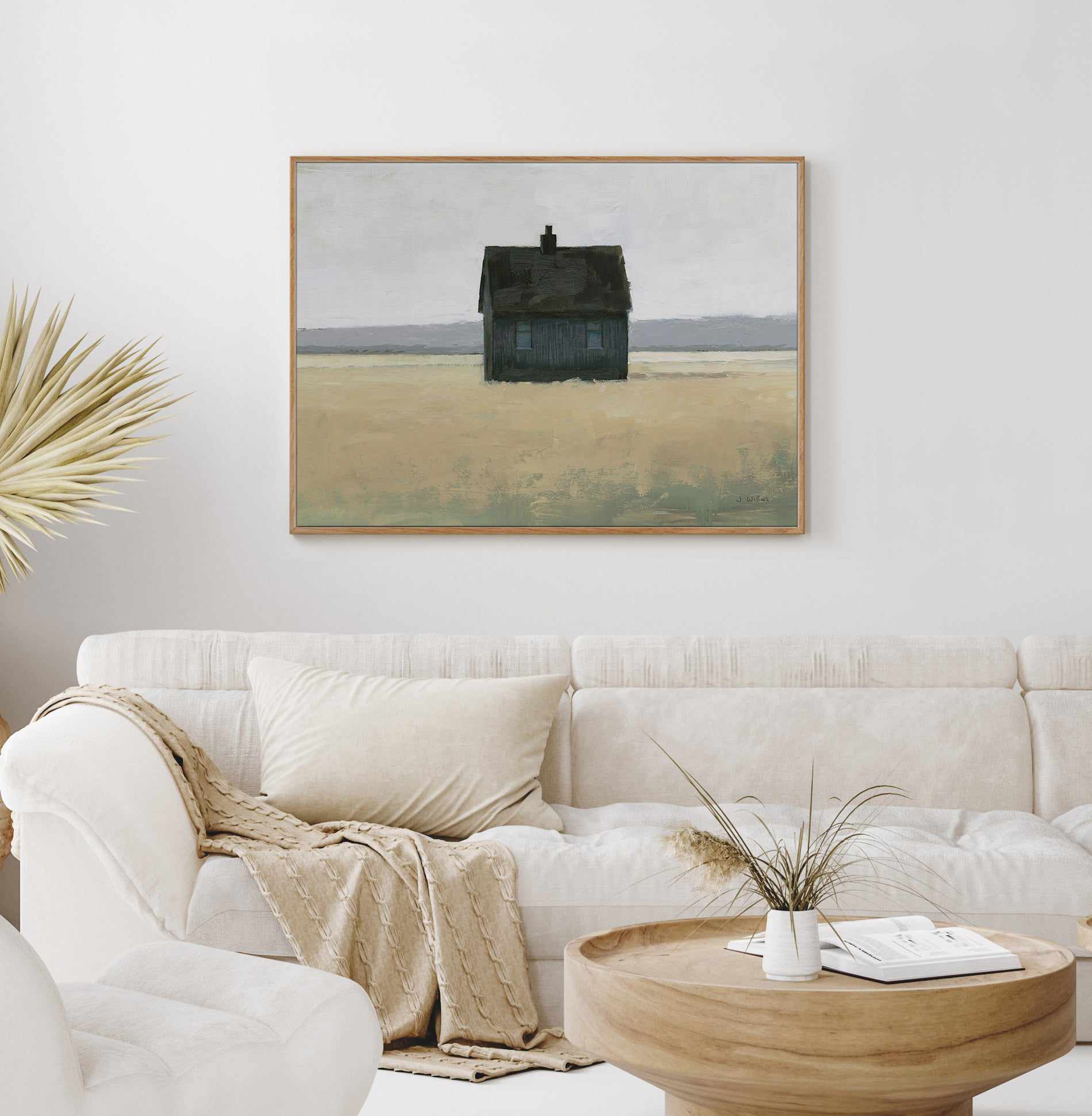 Lonely Landscape II | Framed Canvas Art Print