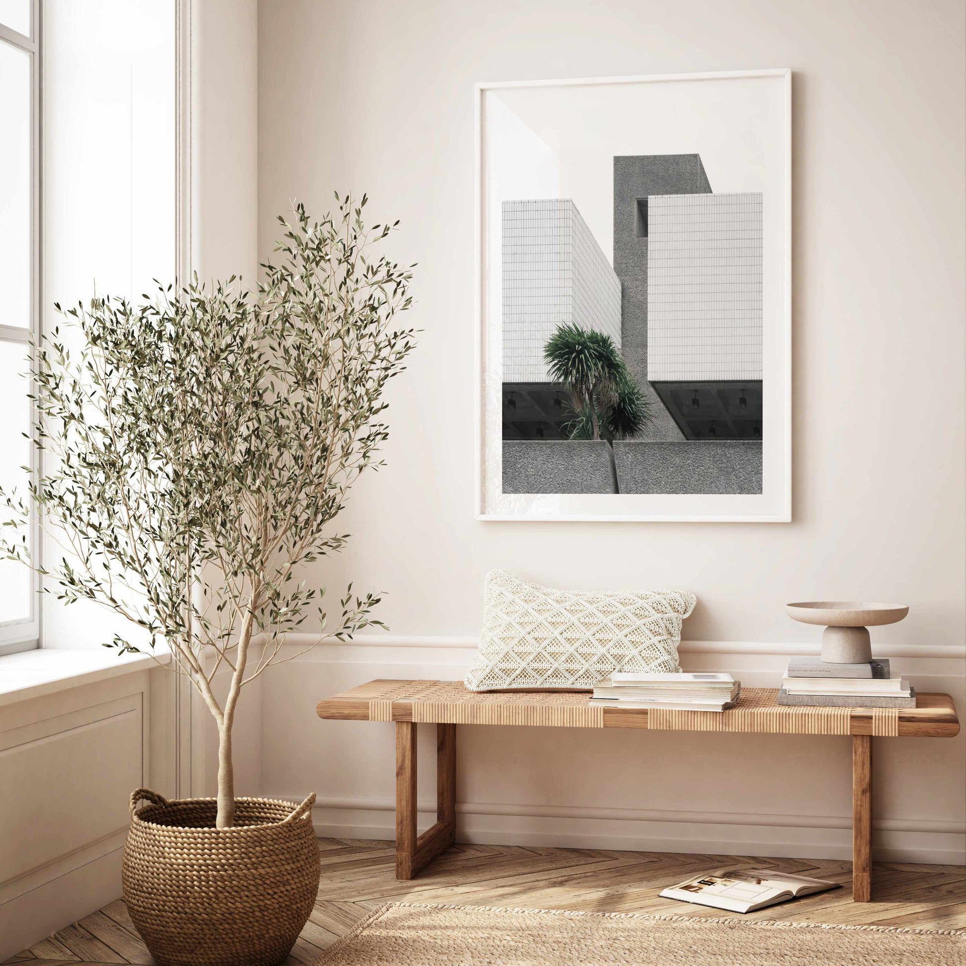 Lonely Palms By Minorstep | Art Print from Olive et Oriel where you can shop wallpaper and artworks online