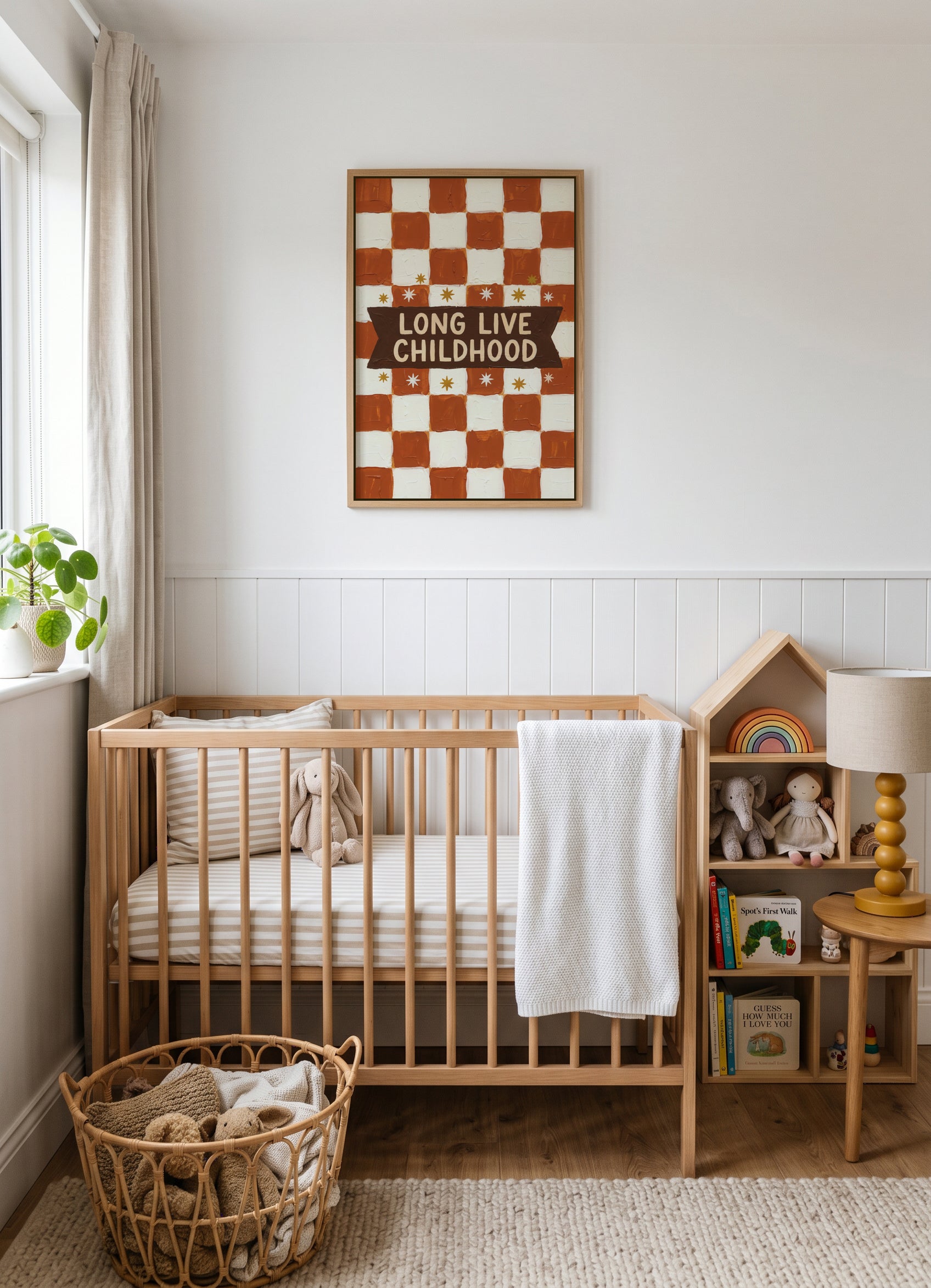 Long Live Childhood | Framed Canvas Art Print