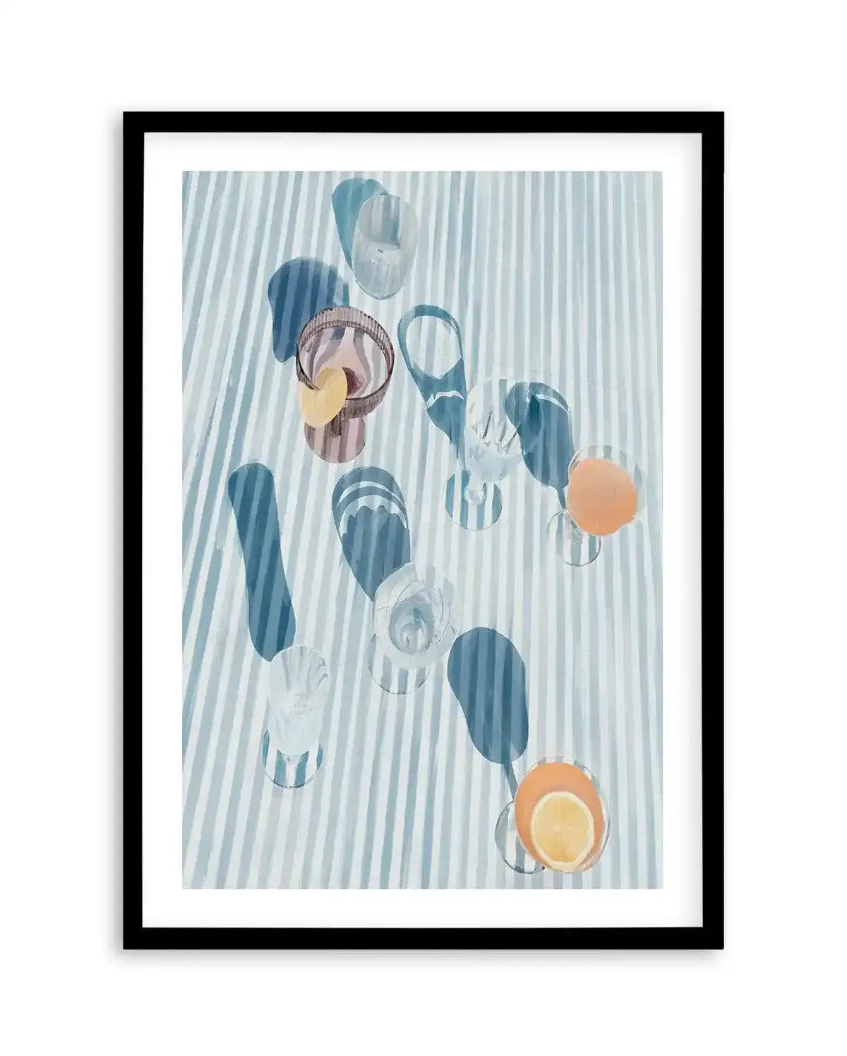 Long Lunch Art Print-PRINT-Olive et Oriel-Olive et Oriel-A5 | 5.8" x 8.3" | 14.8 x 21cm-Black-With White Border-Buy-Australian-Art-Prints-Online-with-Olive-et-Oriel-Your-Artwork-Specialists-Austrailia-Decorate-With-Coastal-Photo-Wall-Art-Prints-From-Our-Beach-House-Artwork-Collection-Fine-Poster-and-Framed-Artwork