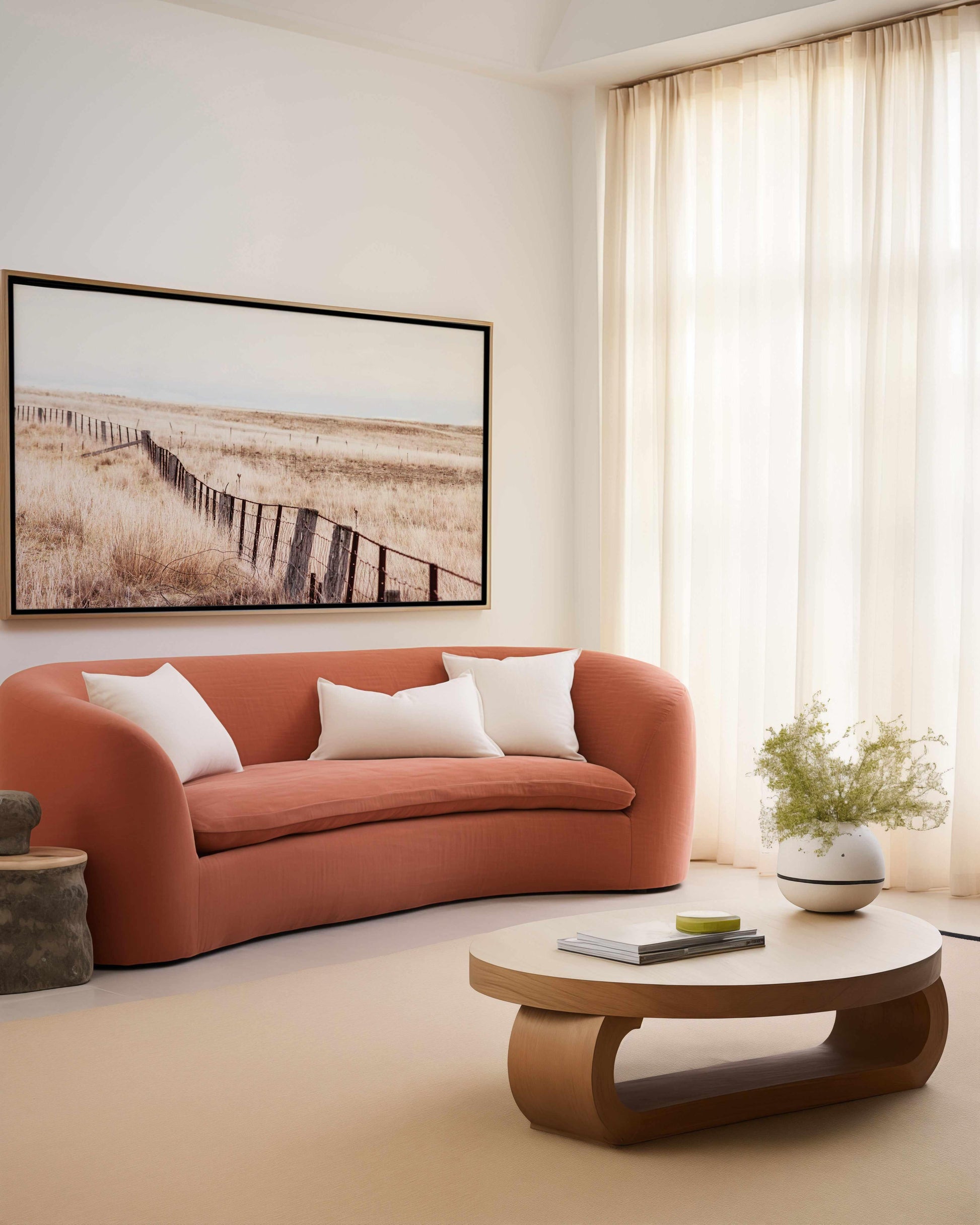 Long Road Home | Panoramic Canvas Art Print from Olive et Oriel where you can shop wallpaper and artworks online