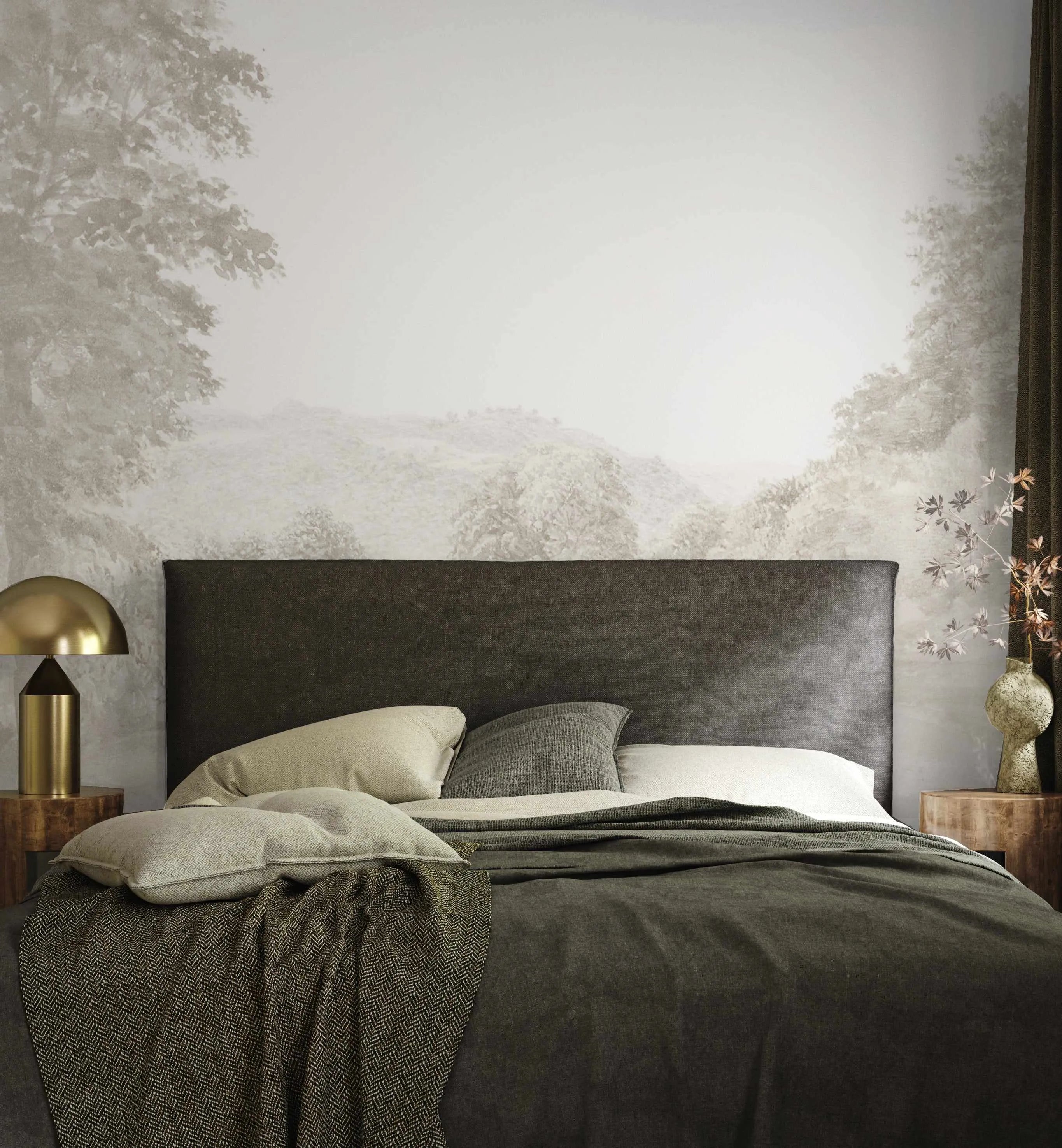 Long Road Home Wallpaper Mural from Olive et Oriel where you can shop wallpaper and artworks online