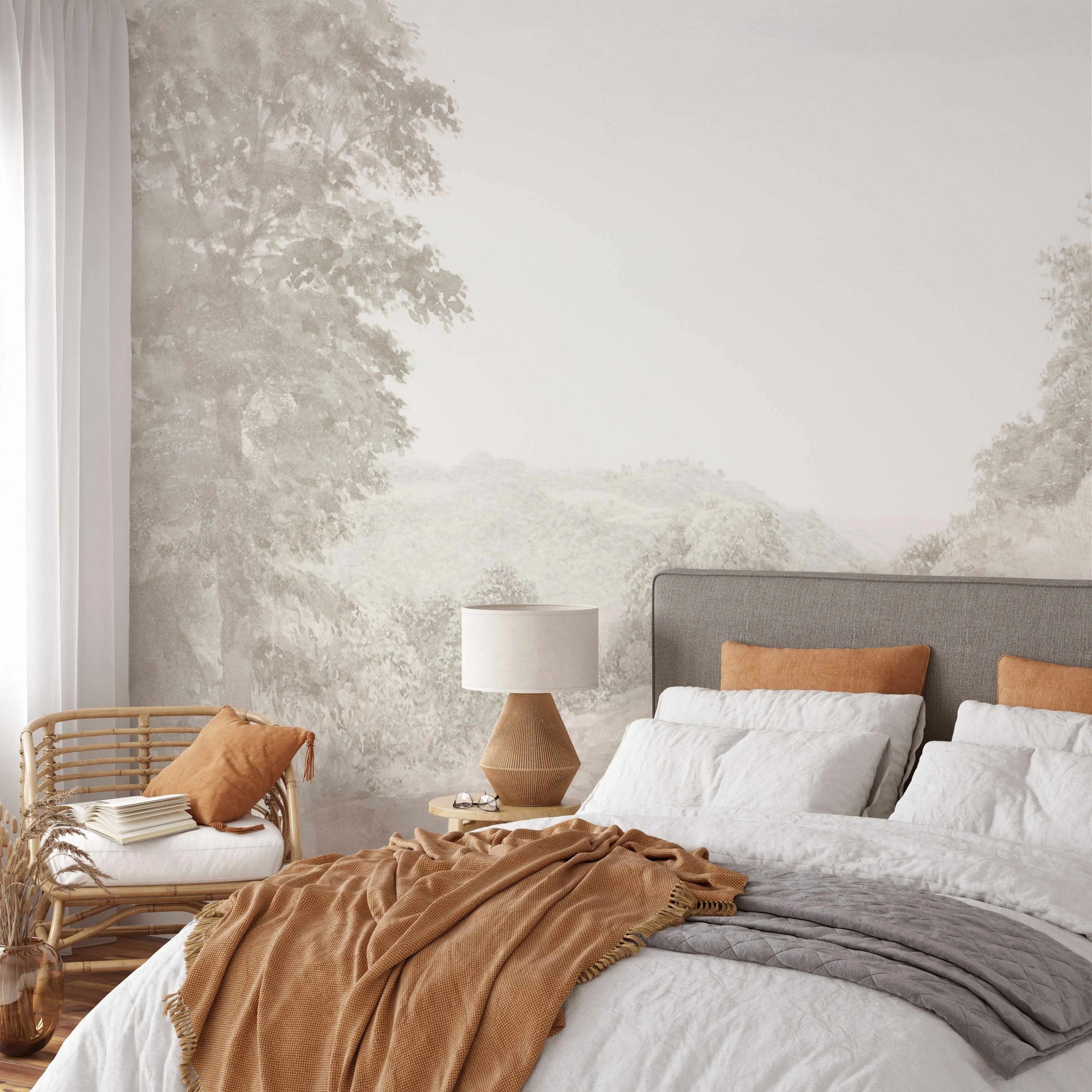 Long Road Home Wallpaper Mural from Olive et Oriel where you can shop wallpaper and artworks online