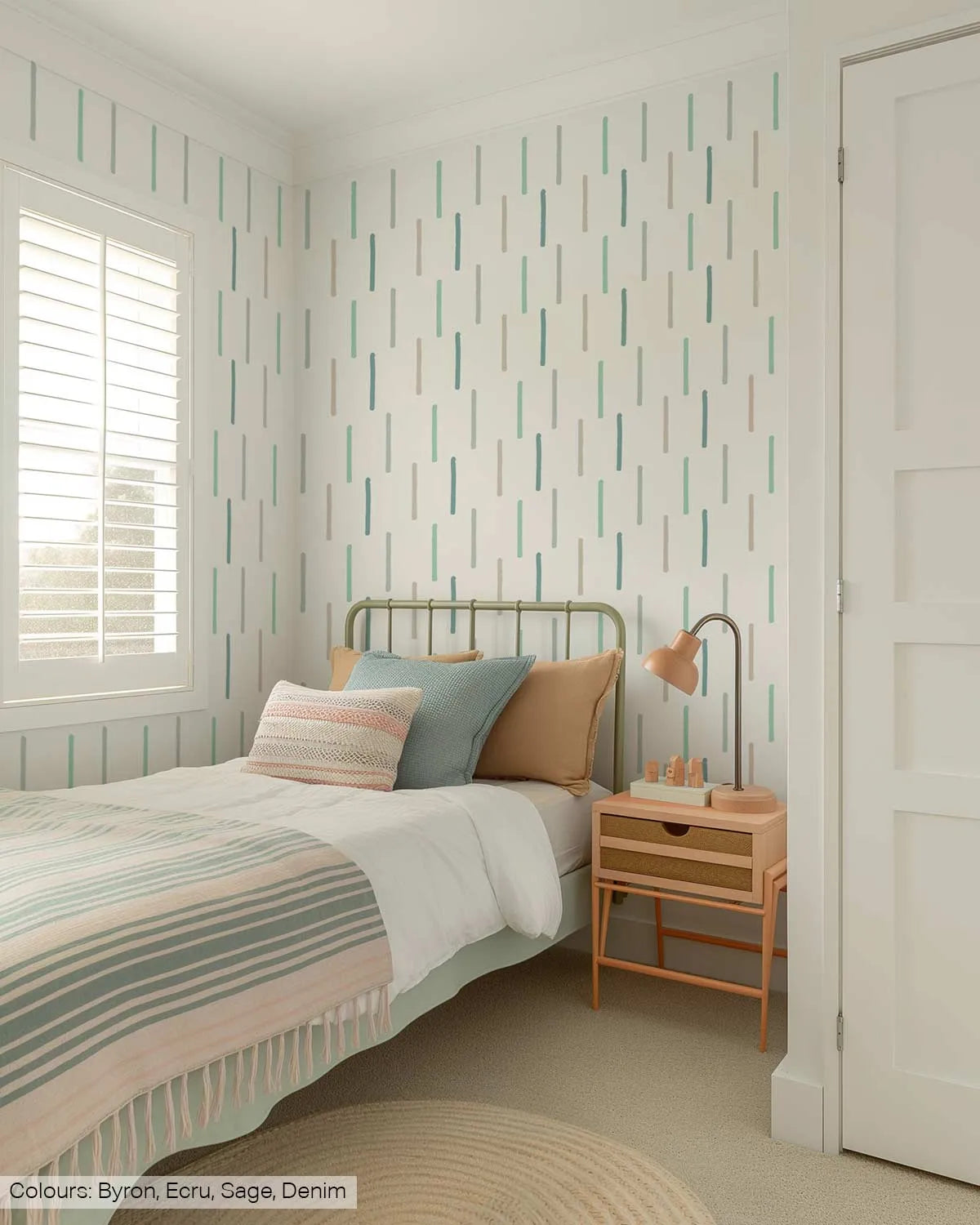 Long Simple Stripes Decal Set from Olive et Oriel where you can shop wallpaper and artworks online