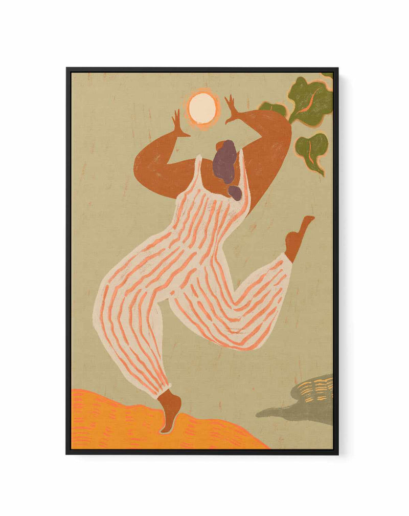 Look to the Sun by Arty Guava | Framed Canvas Art Print