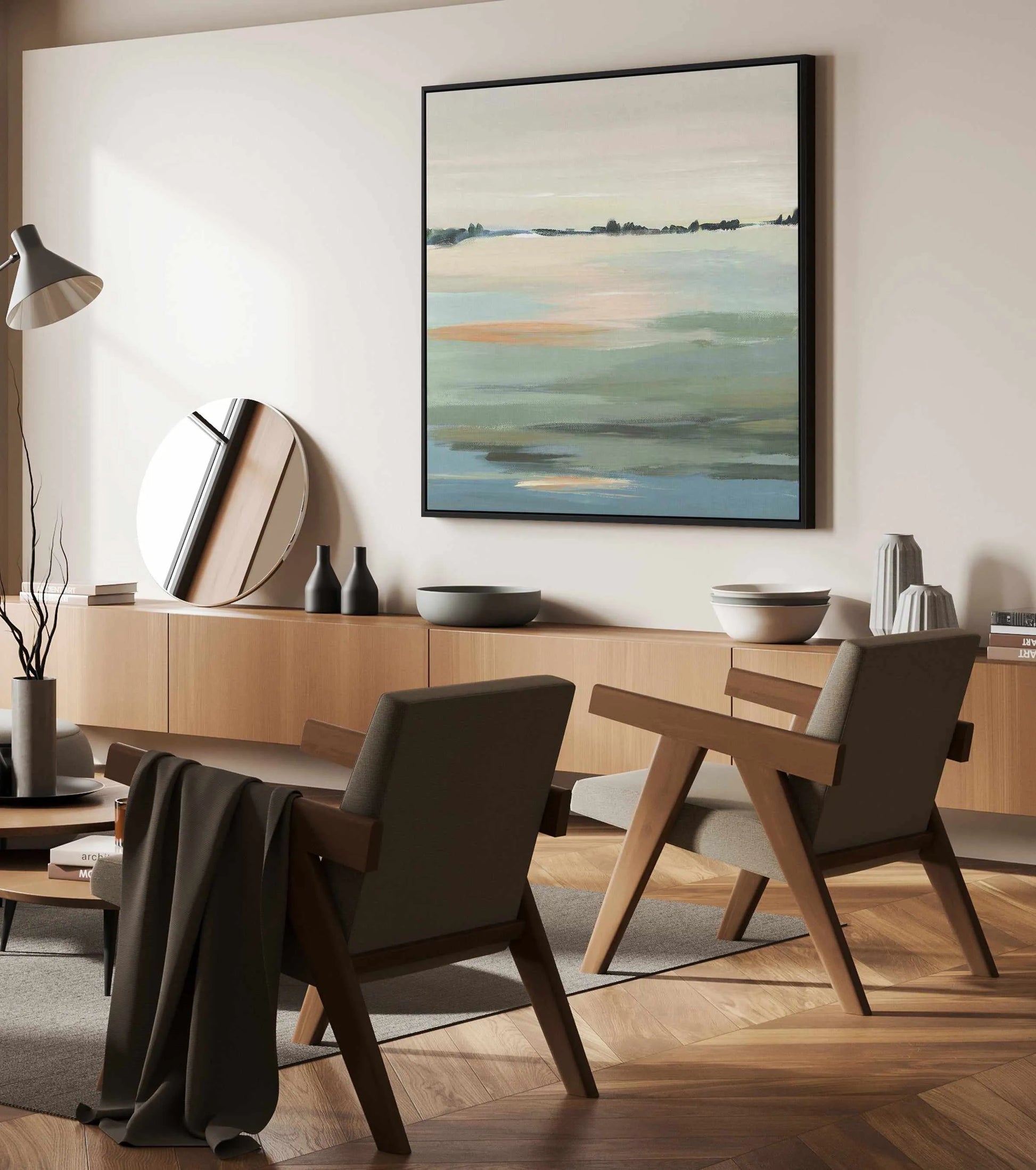 Look Out I | Framed Canvas Art Print from Olive et Oriel where you can shop wallpaper and artworks online