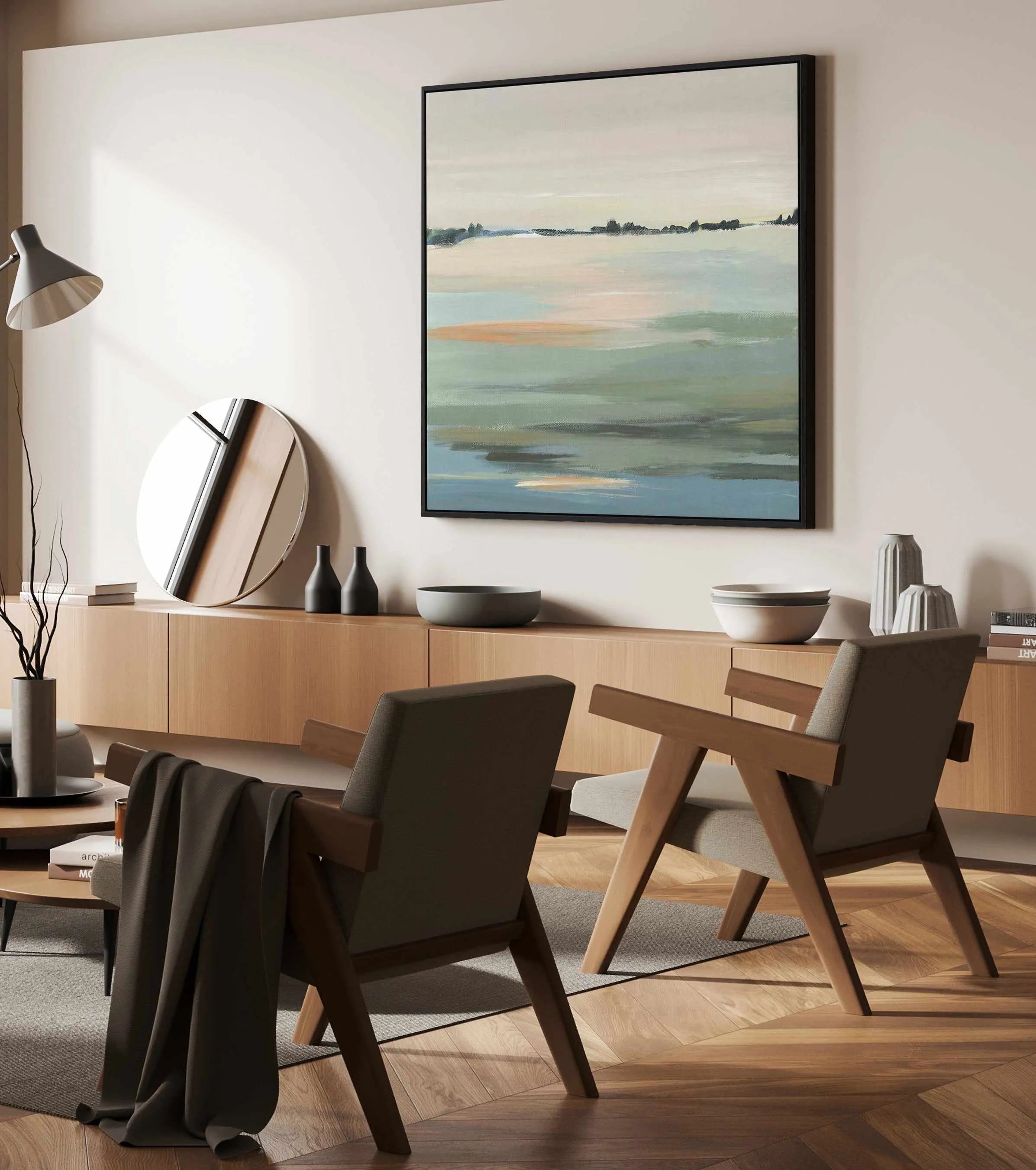 Look Out I | Framed Canvas Art Print from Olive et Oriel where you can shop wallpaper and artworks online