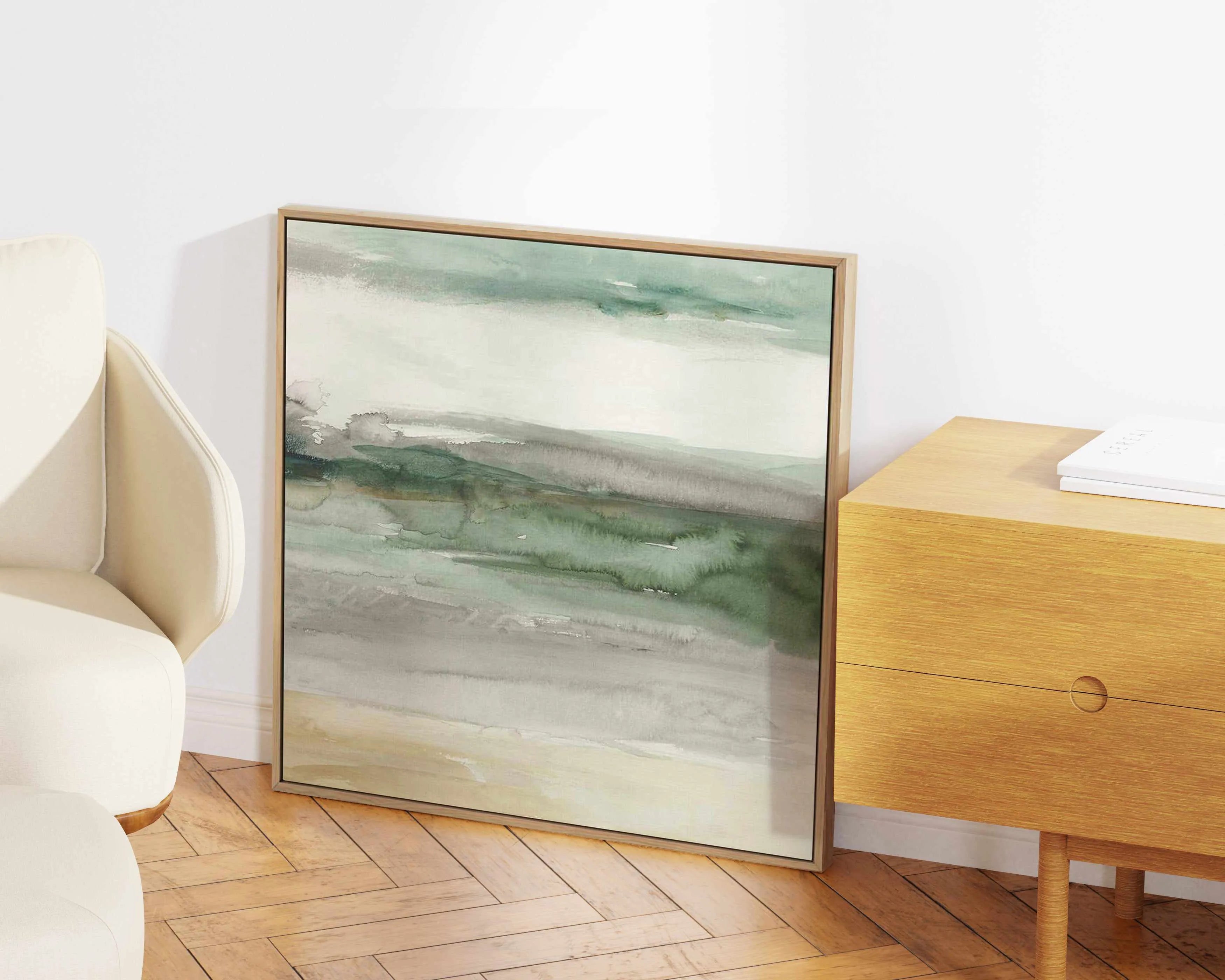 Look Out II | Framed Canvas Art Print from Olive et Oriel where you can shop wallpaper and artworks online