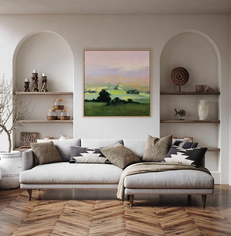 Looking Out II | Framed Canvas Art Print from Olive et Oriel where you can shop wallpaper and artworks online
