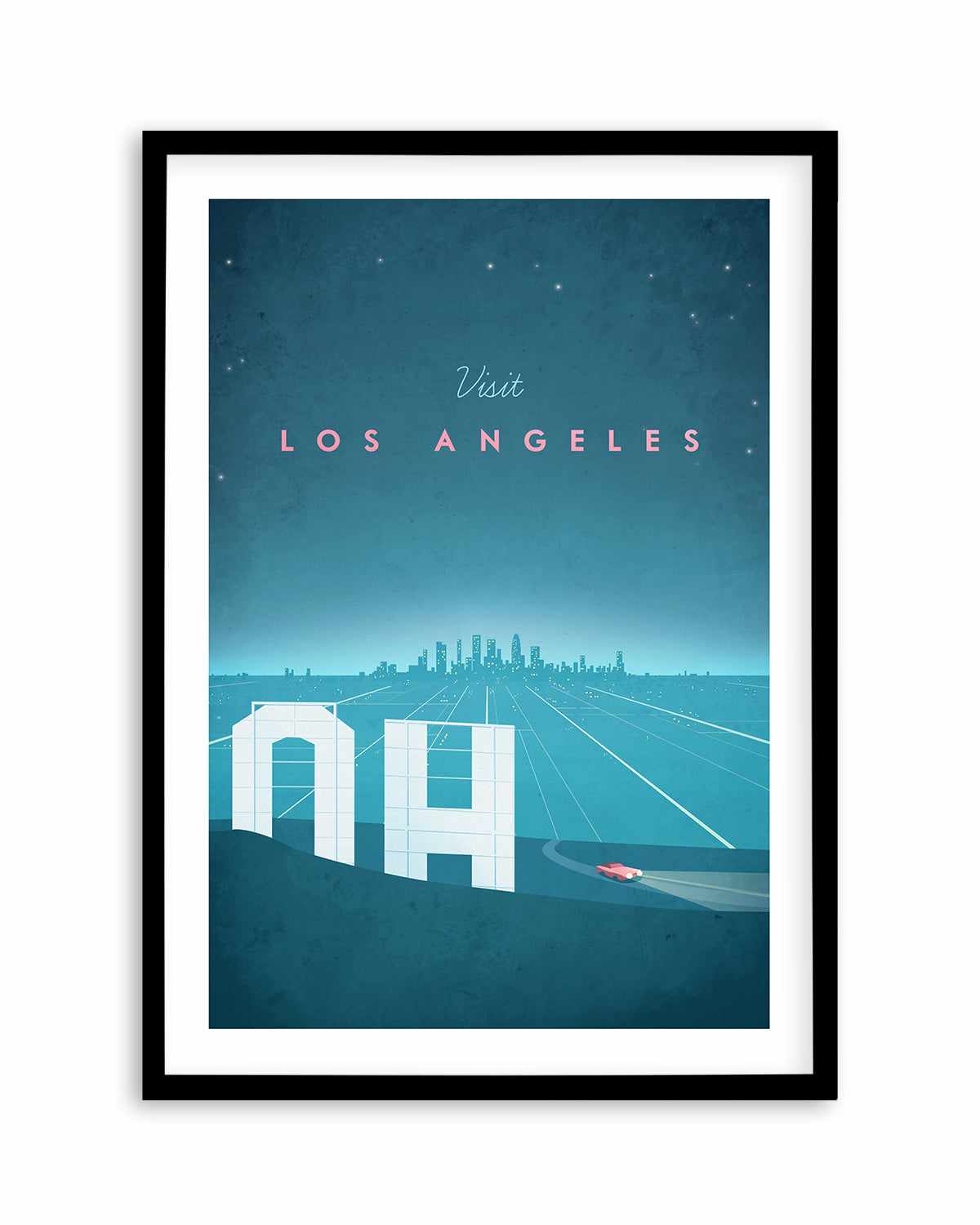 Los Angeles by Henry Rivers Art Print