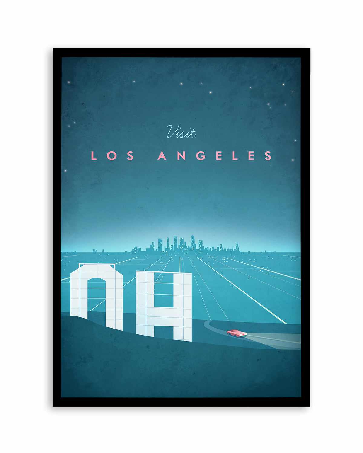 Los Angeles by Henry Rivers Art Print