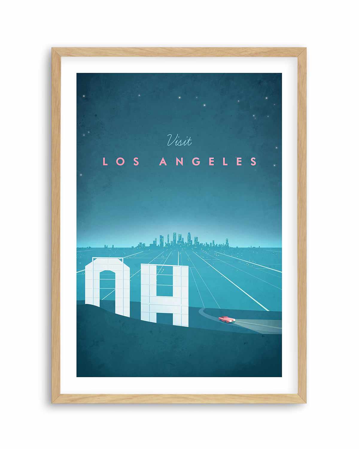 Los Angeles by Henry Rivers Art Print