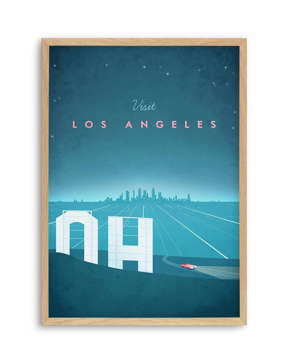 Los Angeles by Henry Rivers Art Print