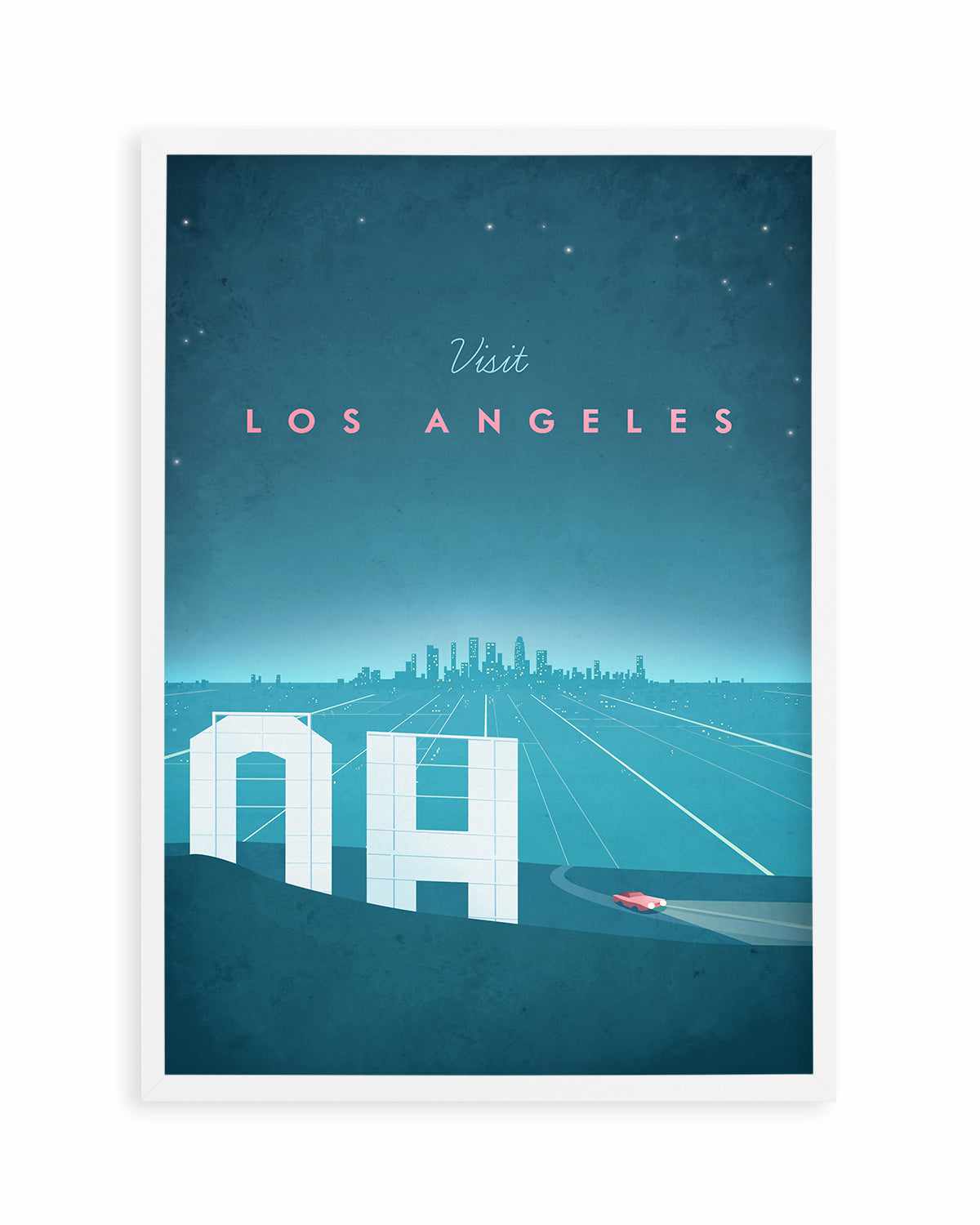 Los Angeles by Henry Rivers Art Print