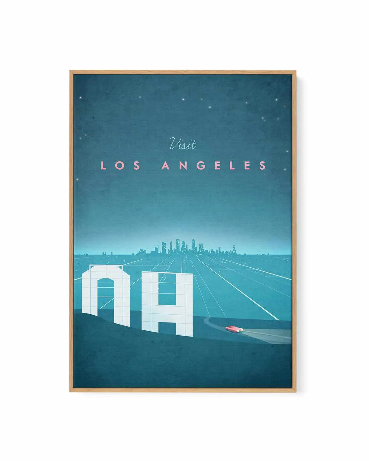 Los Angeles by Henry Rivers | Framed Canvas Art Print from Olive et Oriel where you can shop wallpaper and artworks online