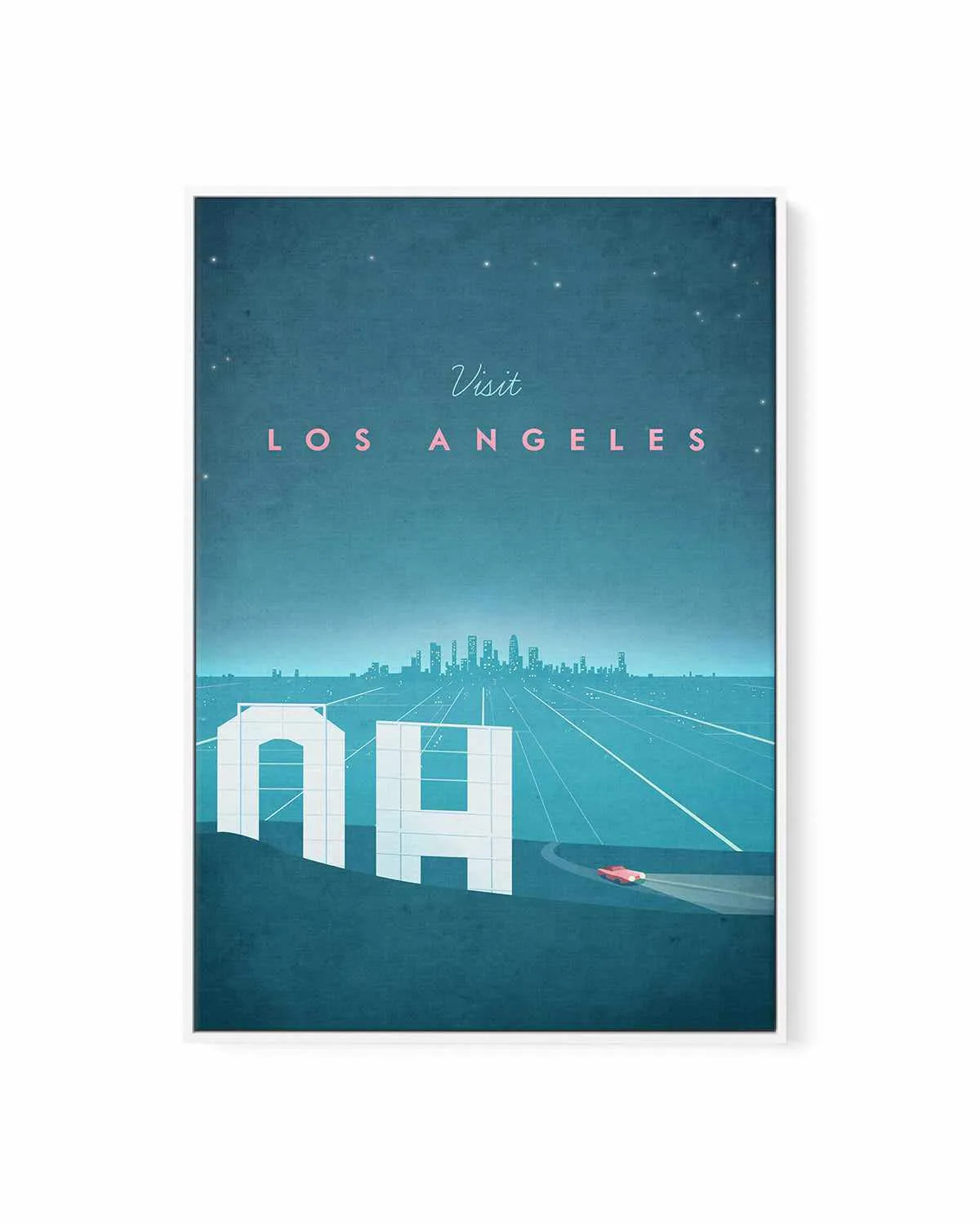 Los Angeles by Henry Rivers | Framed Canvas Art Print from Olive et Oriel where you can shop wallpaper and artworks online