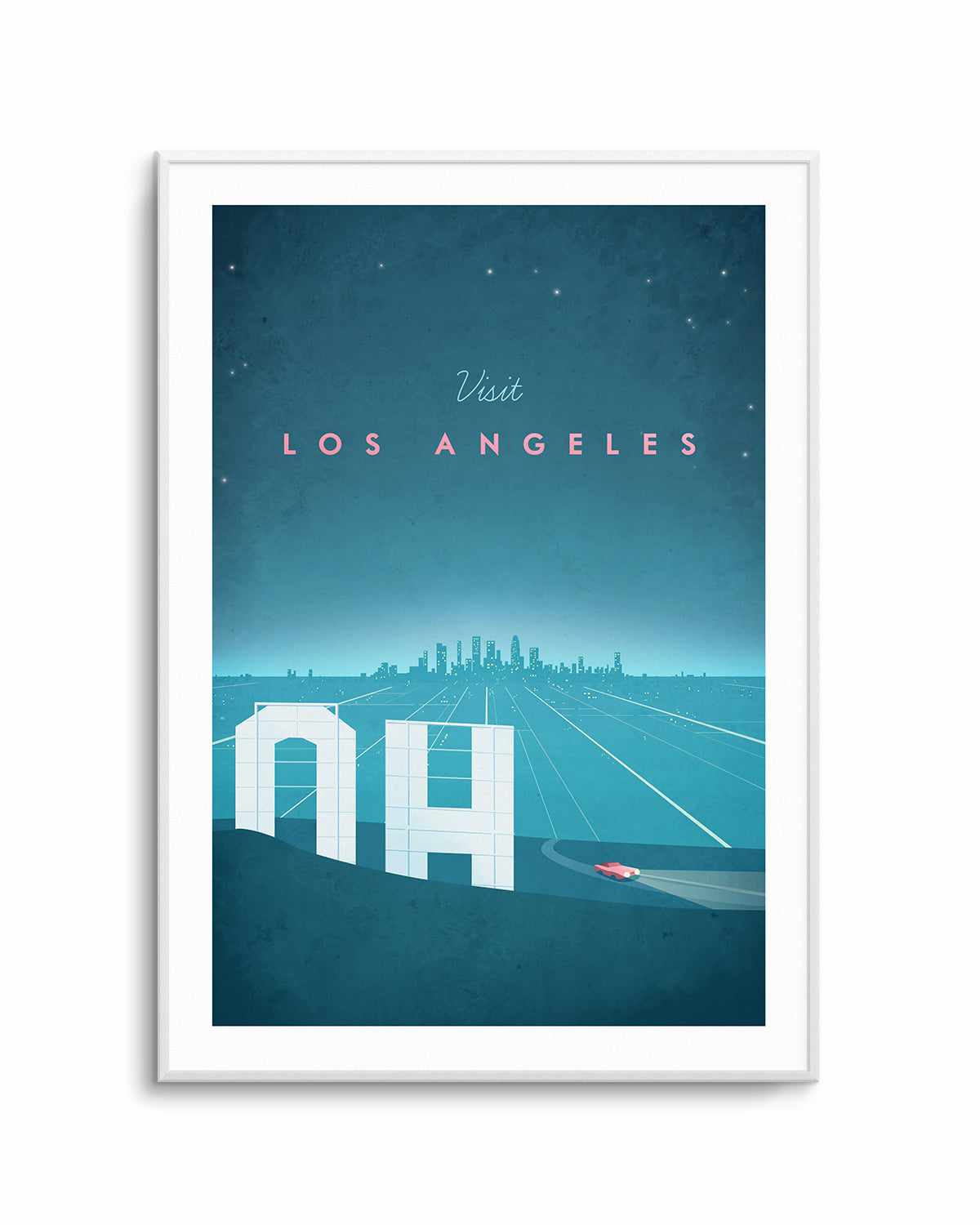 Los Angeles by Henry Rivers Art Print