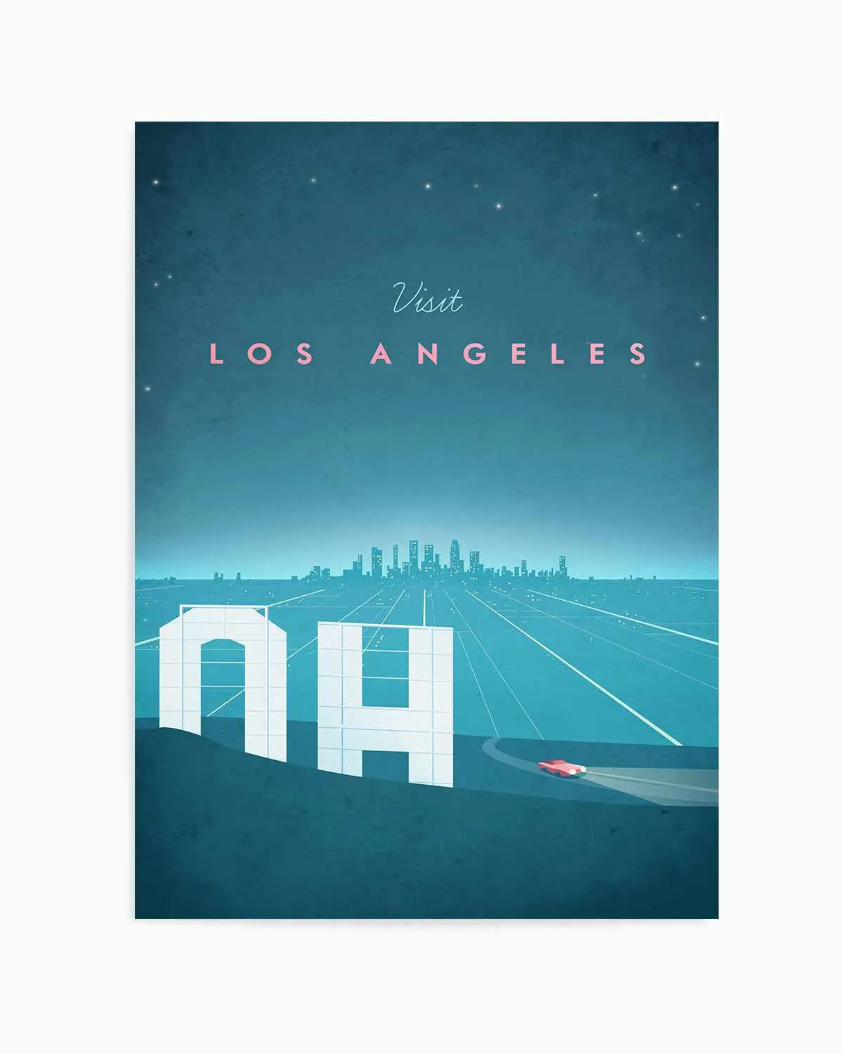 Los Angeles by Henry Rivers Art Print from Olive et Oriel where you can shop wallpaper and artworks online