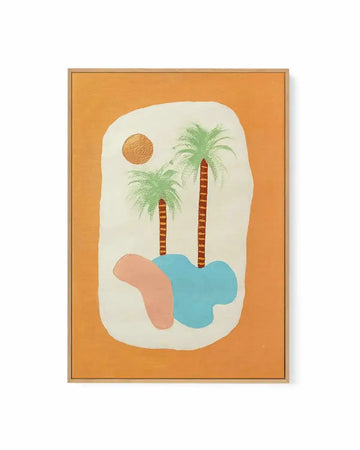 Los Palmas by Britney Turner | Framed Canvas Art Print from Olive et Oriel where you can shop wallpaper and artworks online
