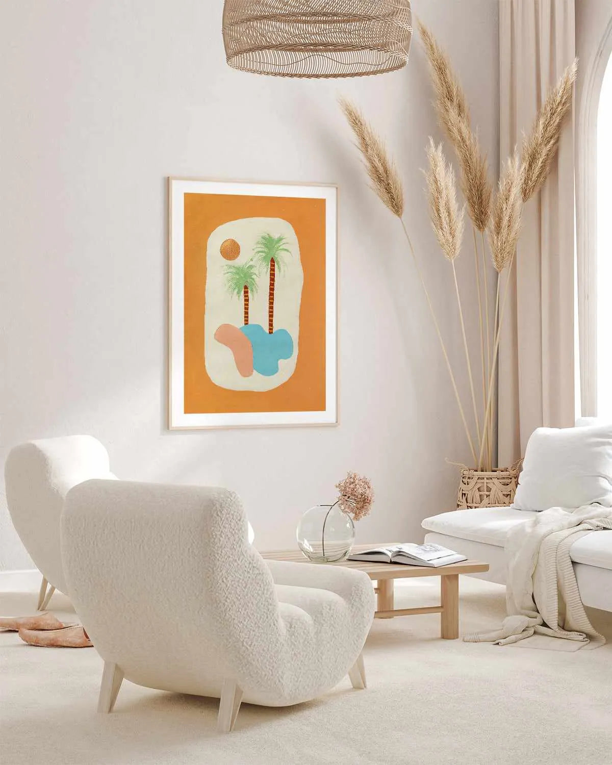 Los Palmas by Britney Turner Art Print from Olive et Oriel where you can shop wallpaper and artworks online