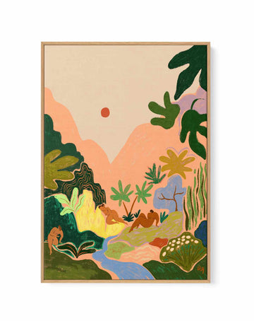 Lost in Paradise 2 by Arty Guava | Framed Canvas Art Print from Olive et Oriel where you can shop wallpaper and artworks online