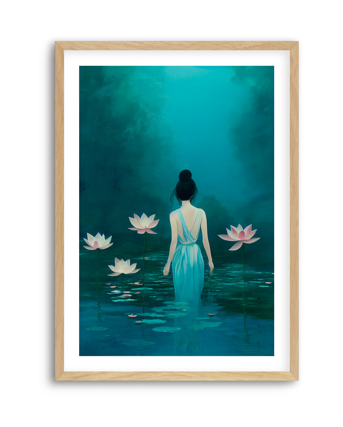 Lotus Dreaming by Treechild | Art Print