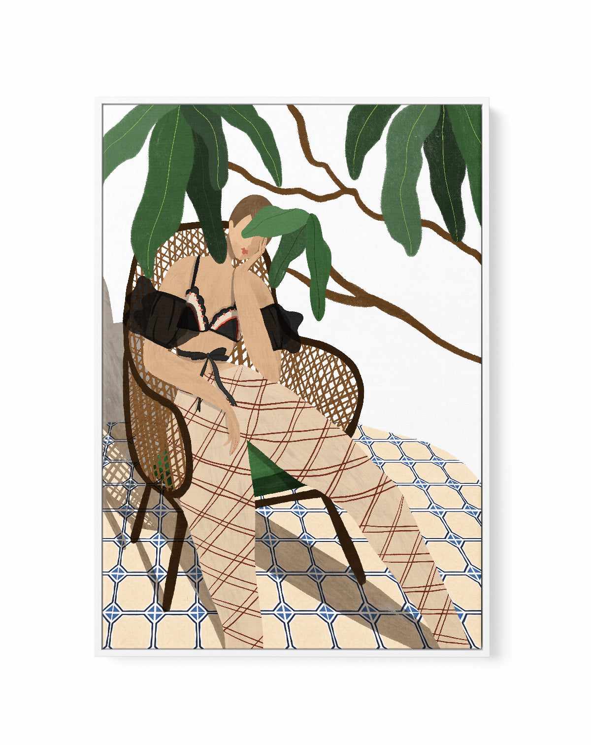 Lounge by Arty Guava | Framed Canvas Art Print