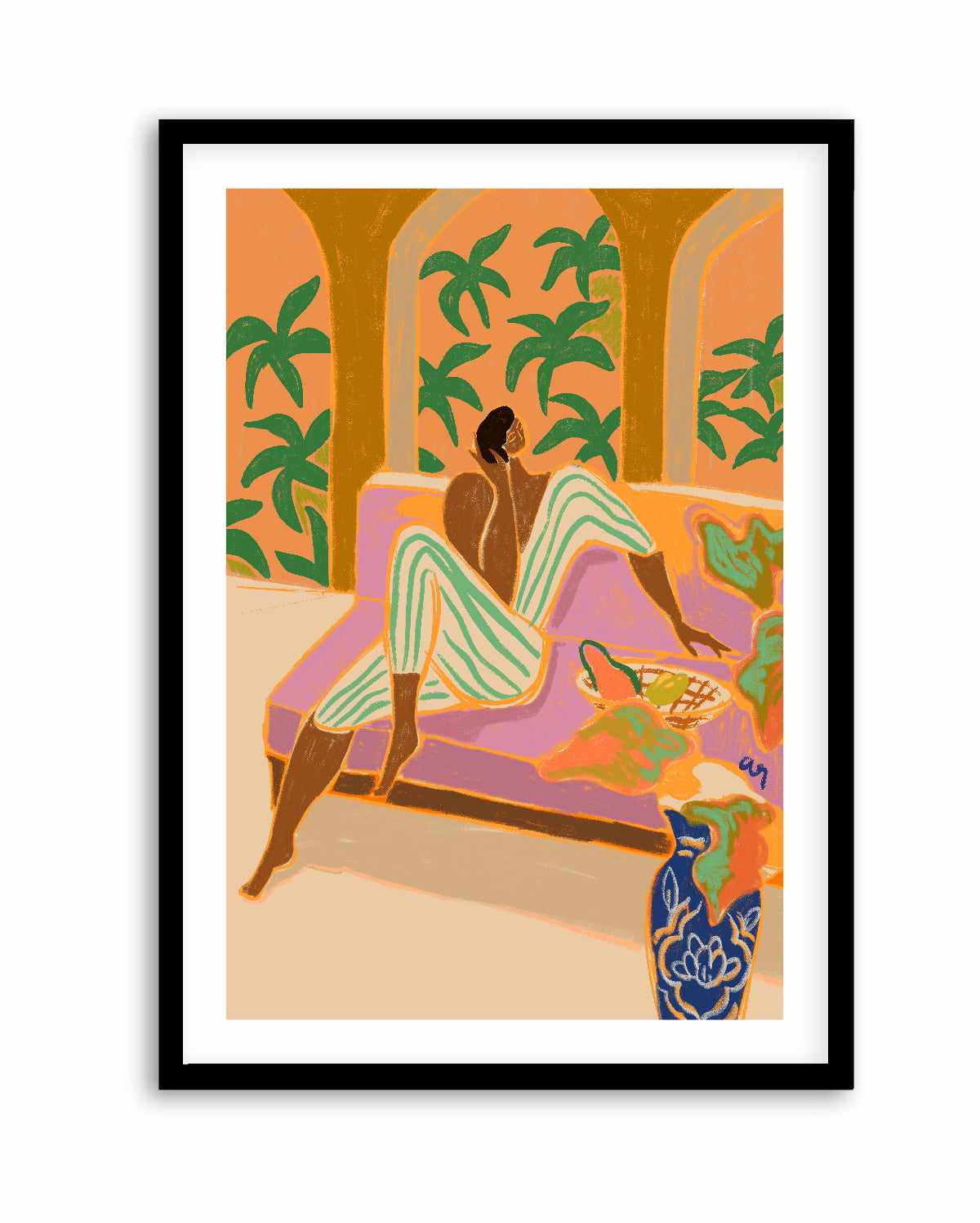 Lounging at Twilight by Arty Guava | Art Print