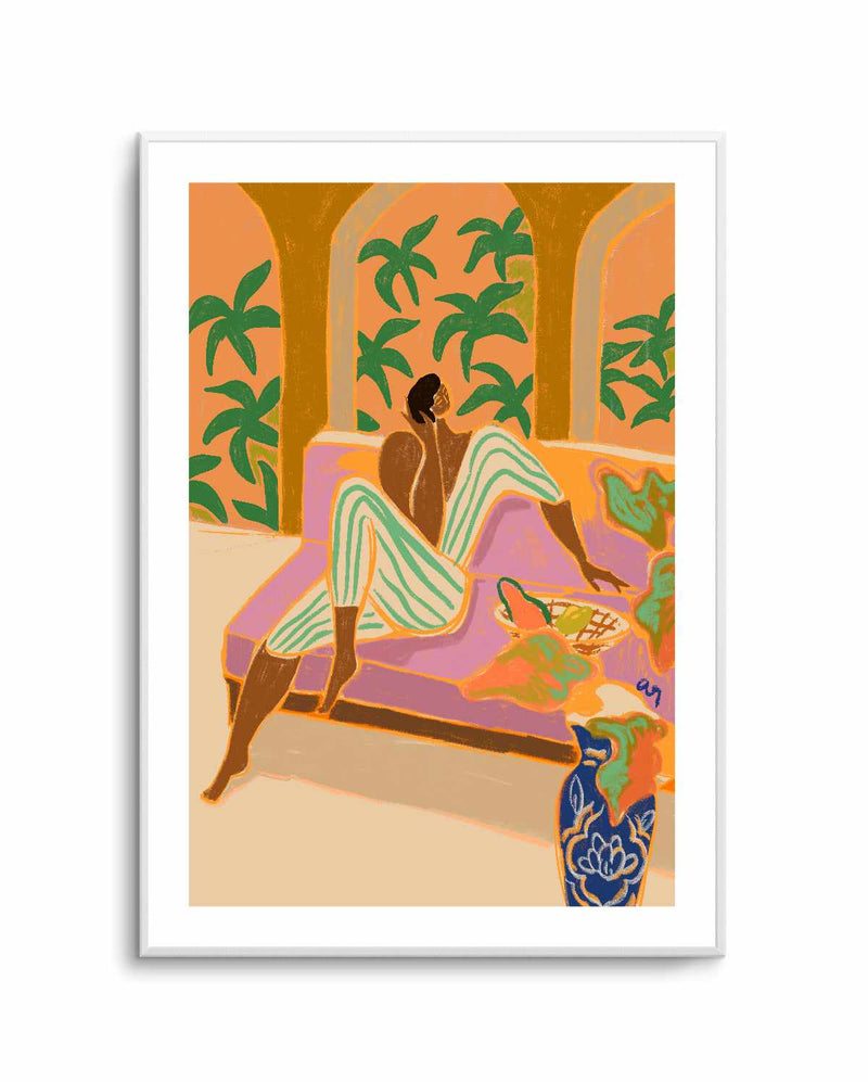 Lounging at Twilight by Arty Guava | Art Print