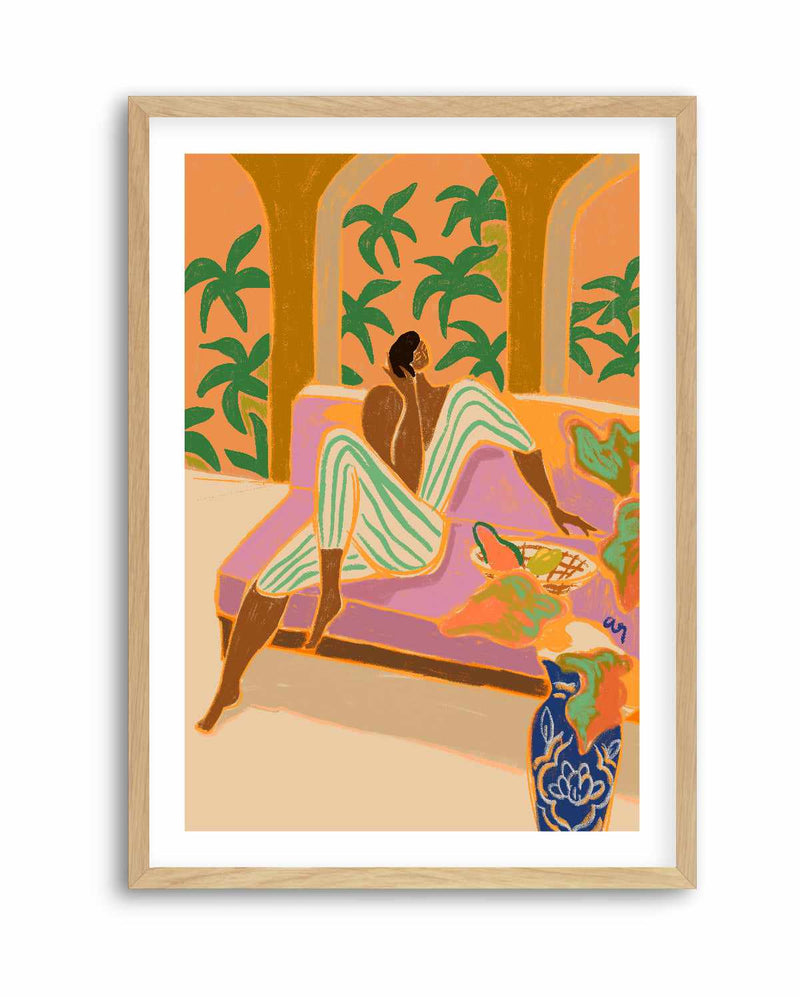 Lounging at Twilight by Arty Guava | Art Print