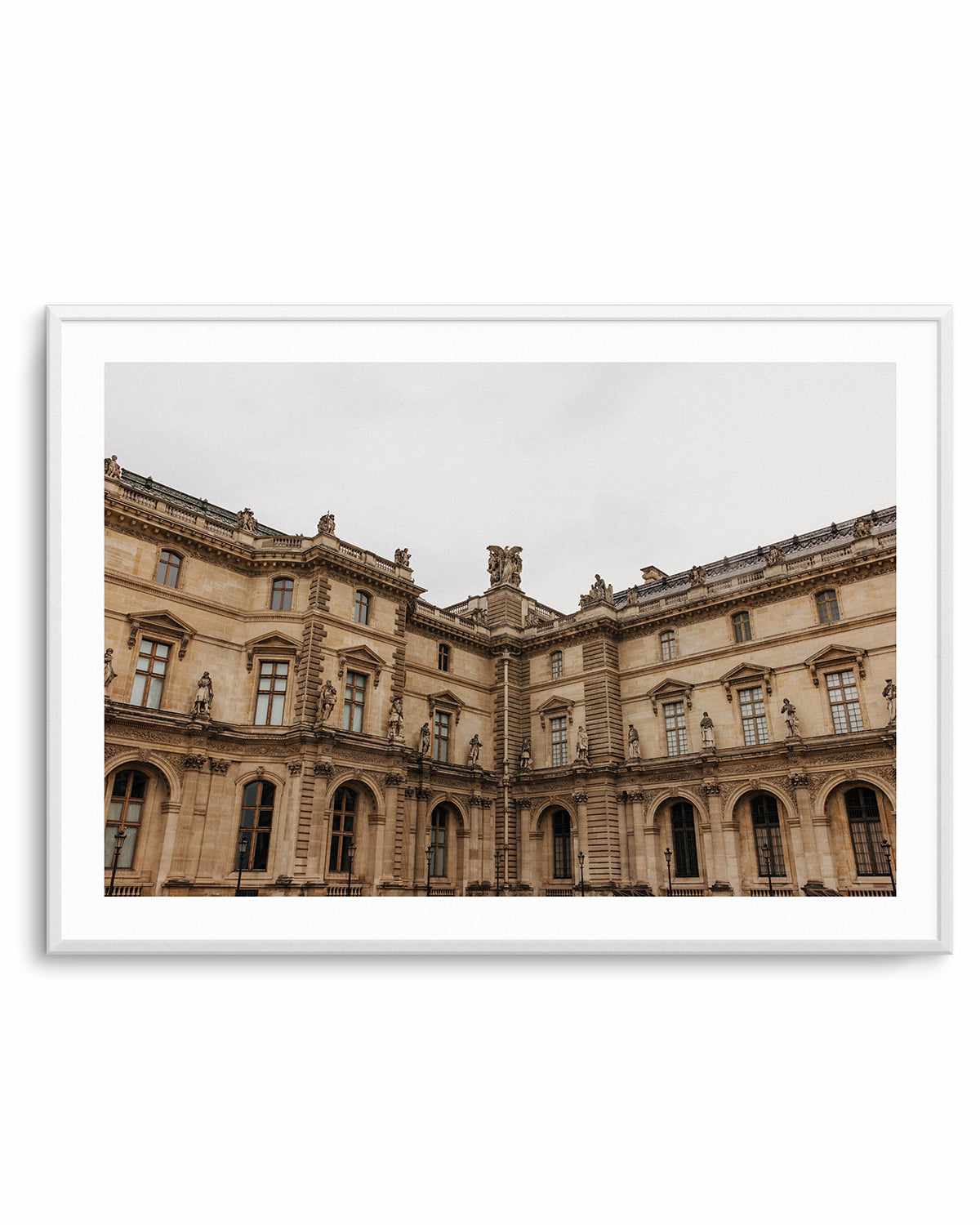 Louvre Architecture by Jovani Demetrie Art Print