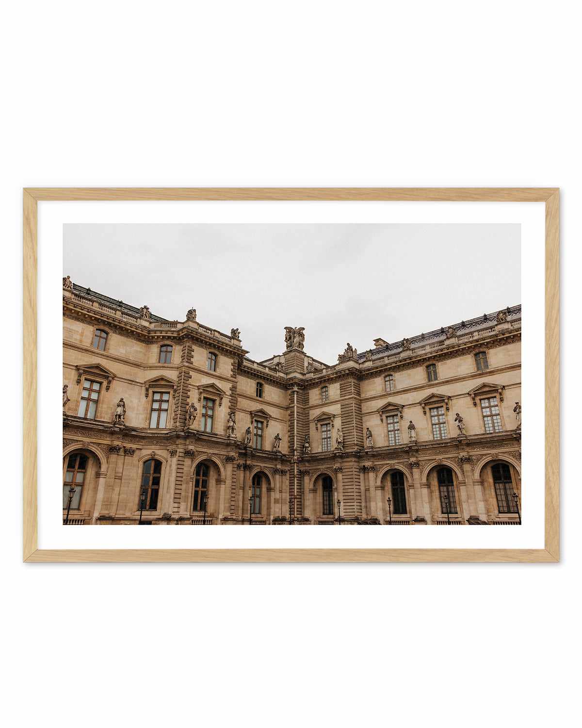 Louvre Architecture by Jovani Demetrie Art Print