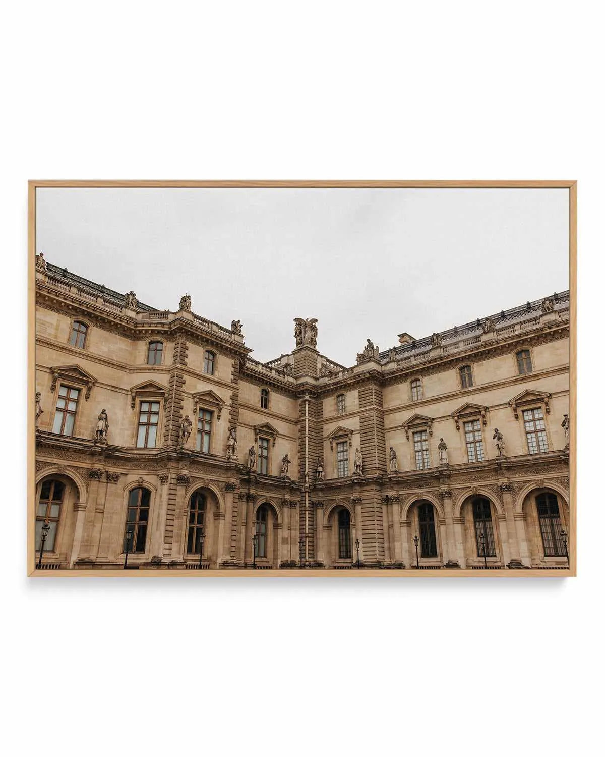 Louvre Architecture by Jovani Demetrie | Framed Canvas Art Print from Olive et Oriel where you can shop wallpaper and artworks online