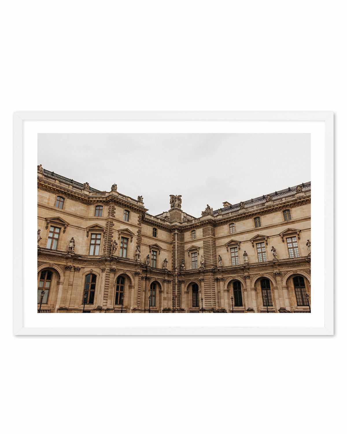 Louvre Architecture by Jovani Demetrie Art Print