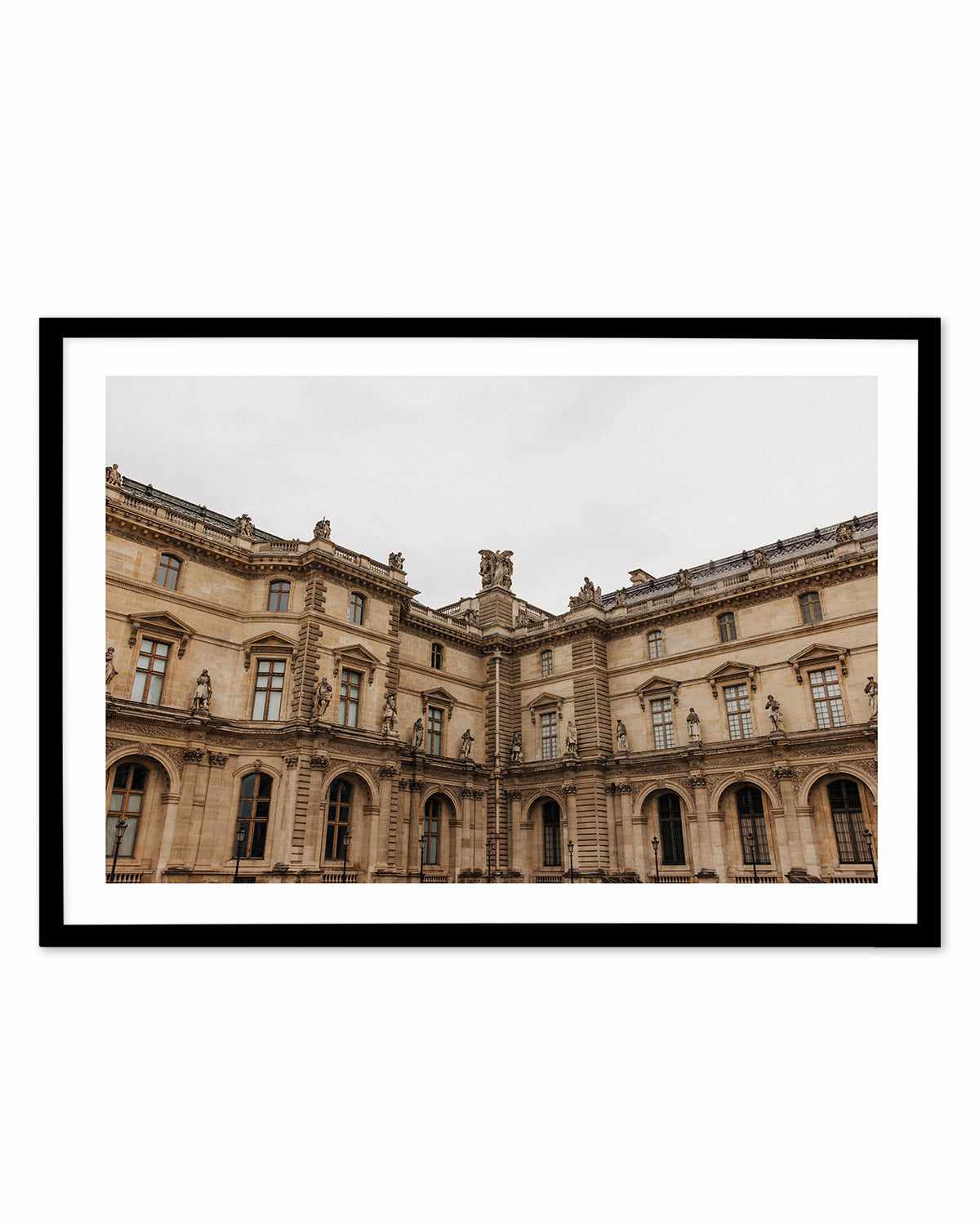 Louvre Architecture by Jovani Demetrie Art Print