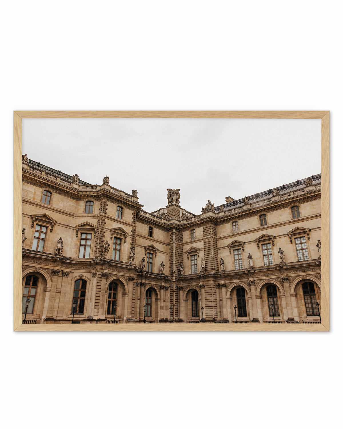 Louvre Architecture by Jovani Demetrie Art Print