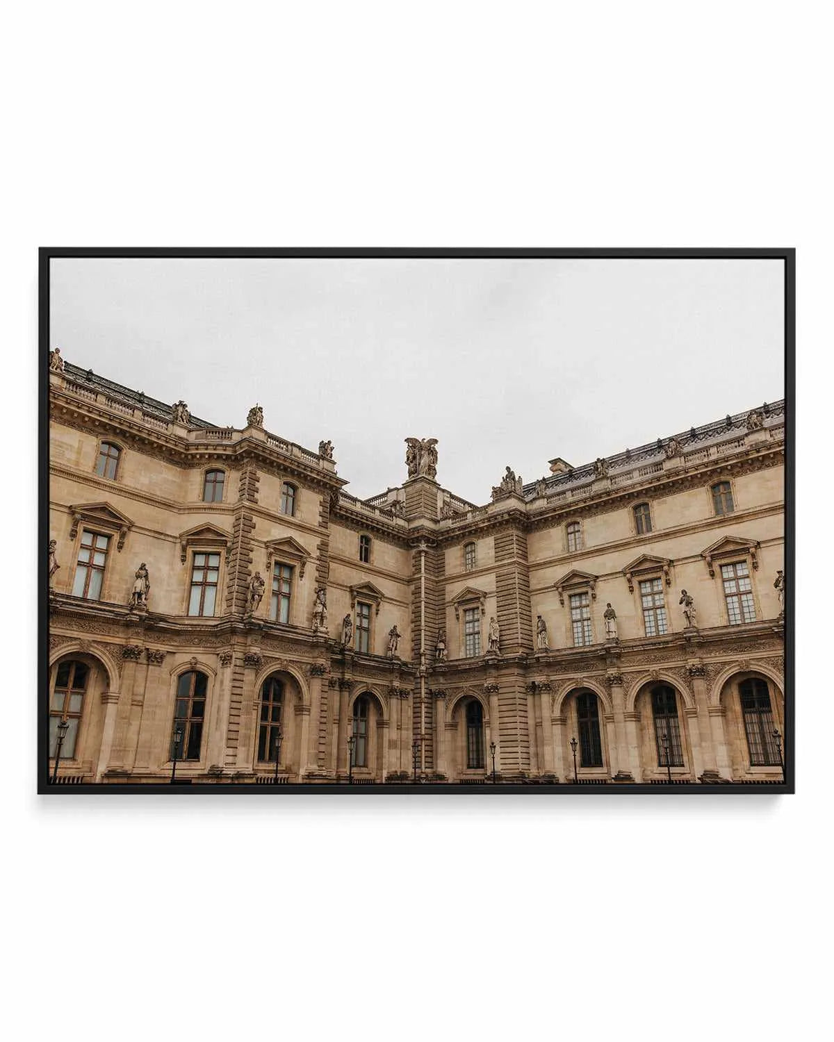 Louvre Architecture by Jovani Demetrie | Framed Canvas Art Print from Olive et Oriel where you can shop wallpaper and artworks online