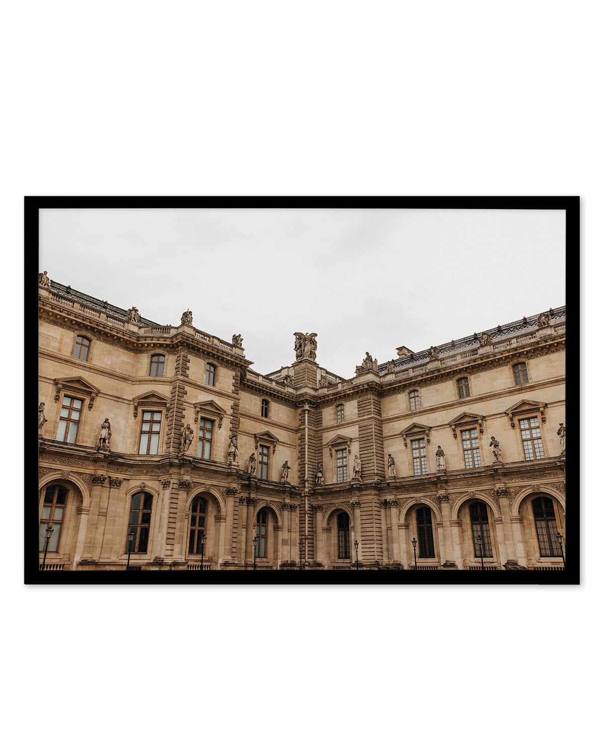 Louvre Architecture by Jovani Demetrie Art Print