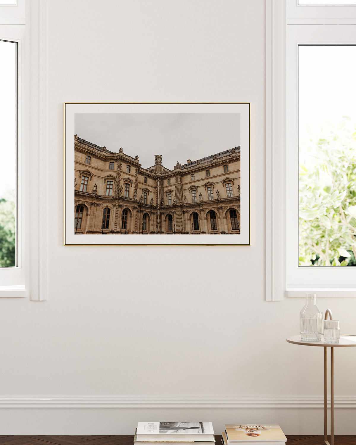 Louvre Architecture by Jovani Demetrie Art Print