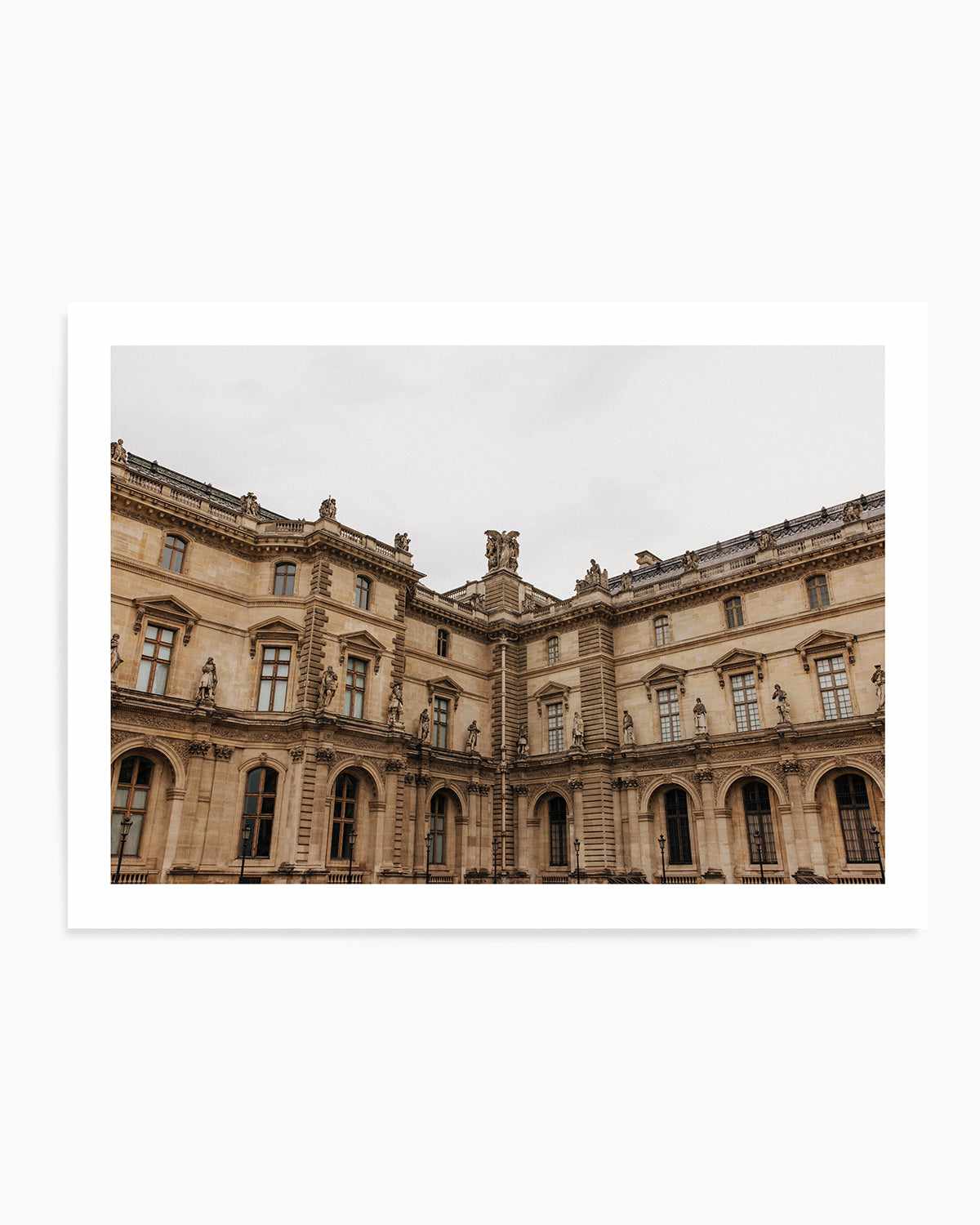 Louvre Architecture by Jovani Demetrie Art Print