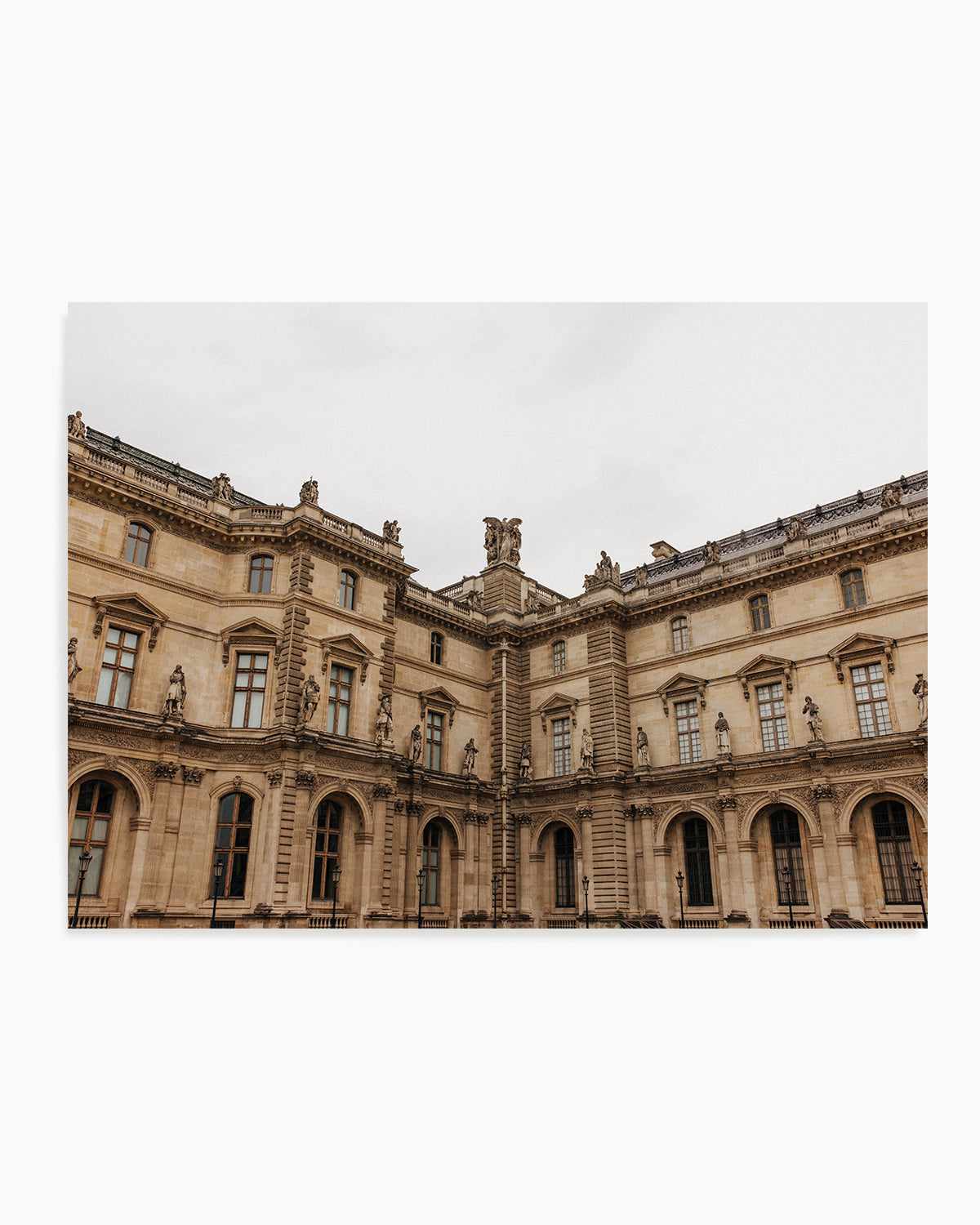 Louvre Architecture by Jovani Demetrie Art Print