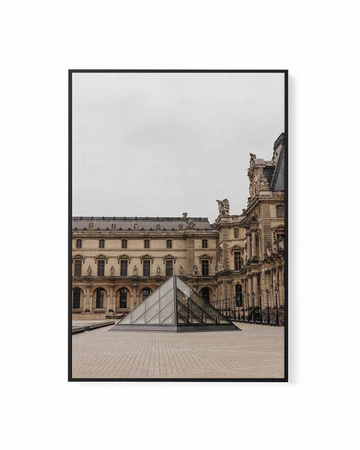 Louvre Glass by Jovani Demetrie | Framed Canvas Art Print from Olive et Oriel where you can shop wallpaper and artworks online