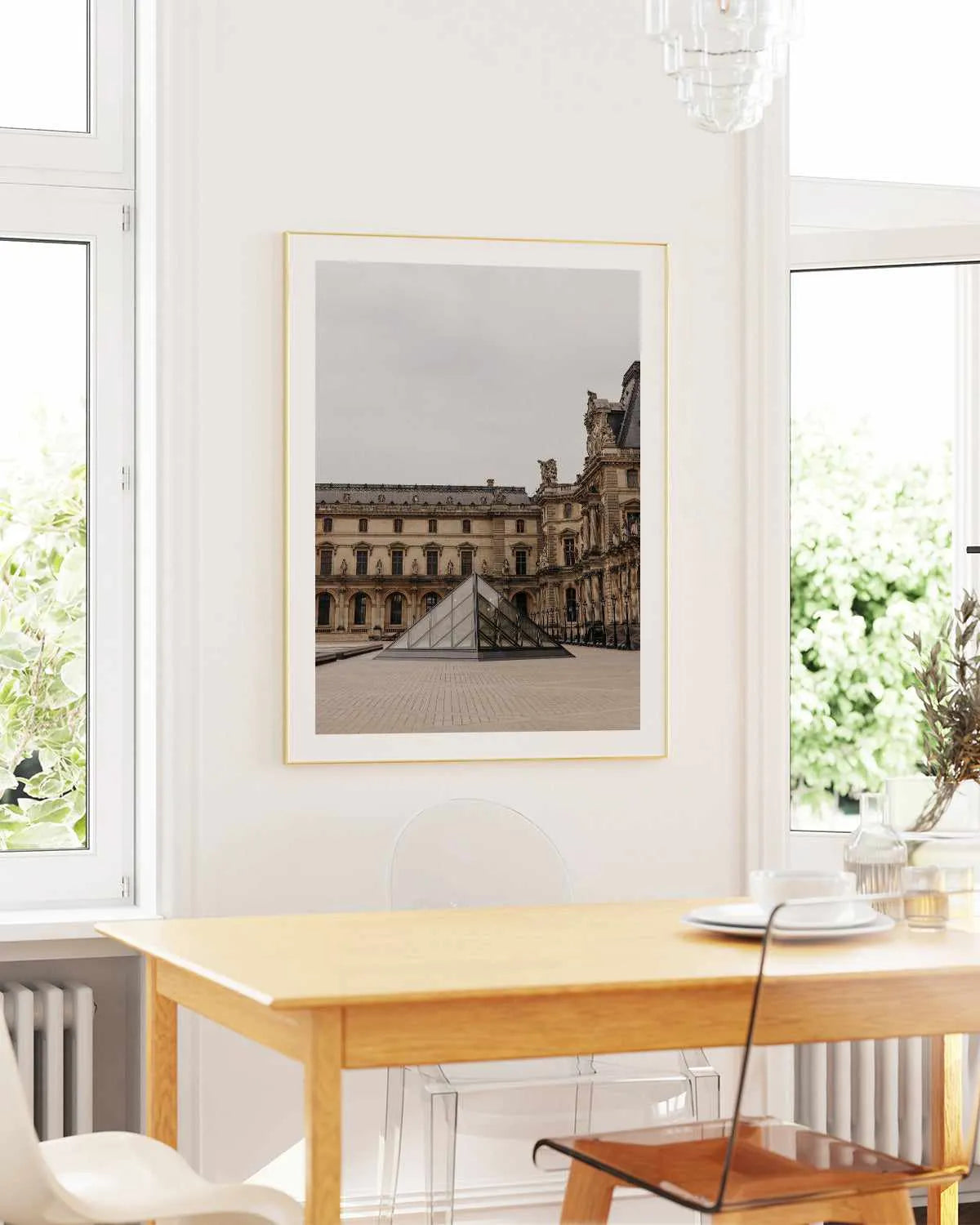 Louvre Glass by Jovani Demetrie Art Print from Olive et Oriel where you can shop wallpaper and artworks online