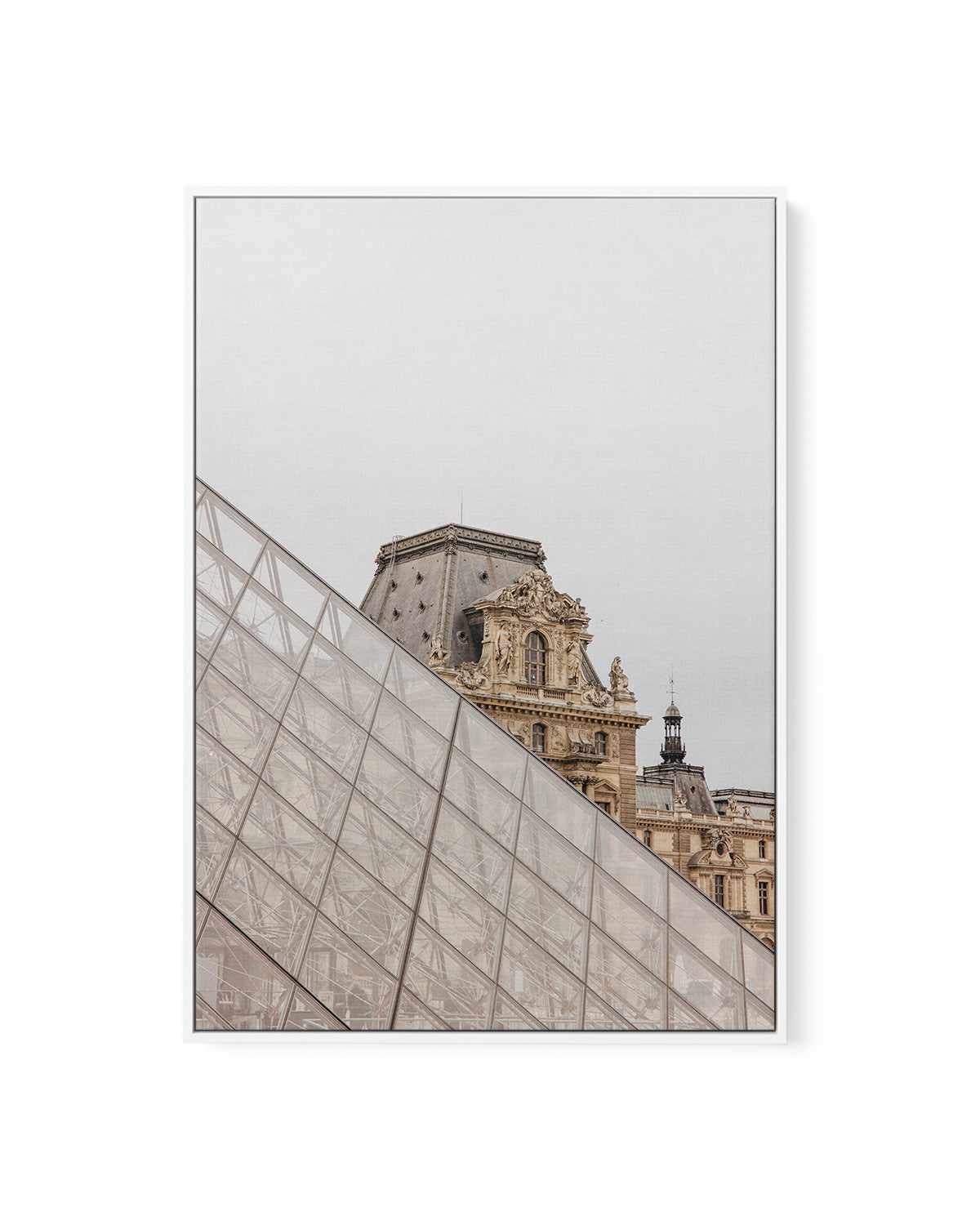 Louvre Slice by Jovani Demetrie | Framed Canvas Art Print