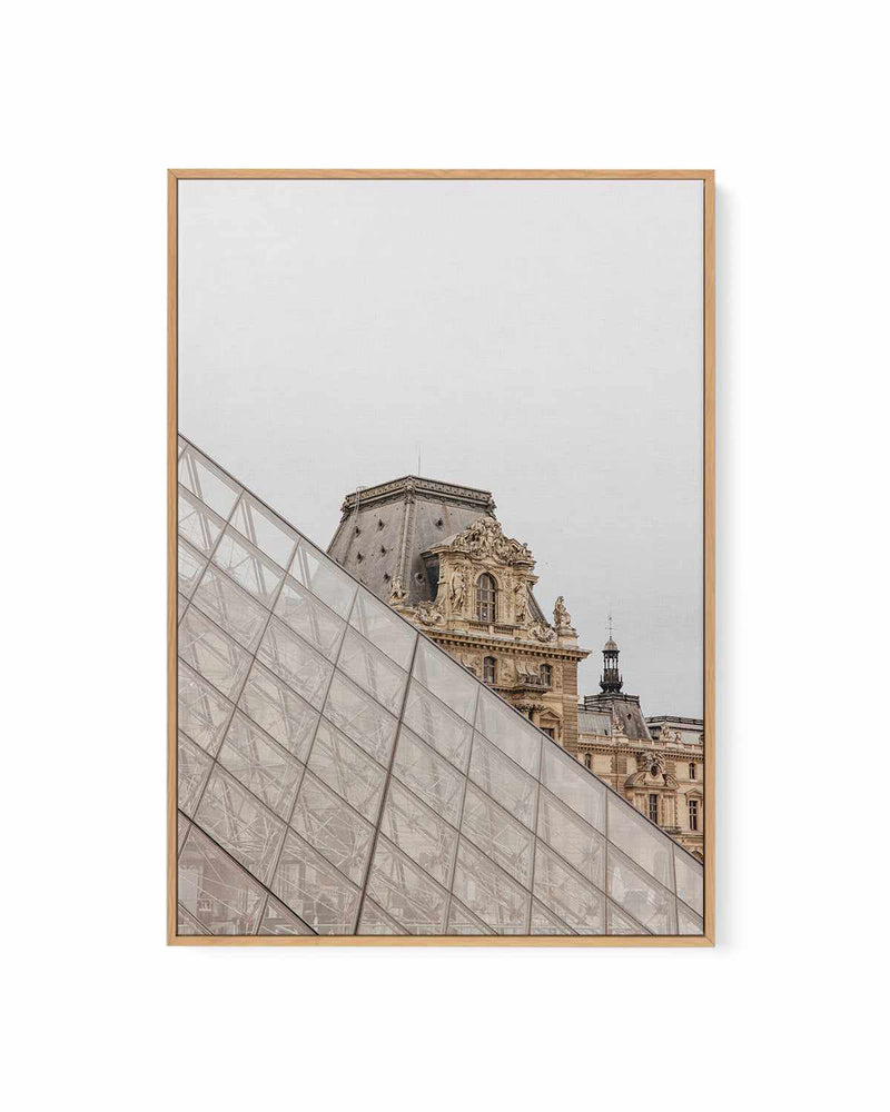 Louvre Slice by Jovani Demetrie | Framed Canvas Art Print