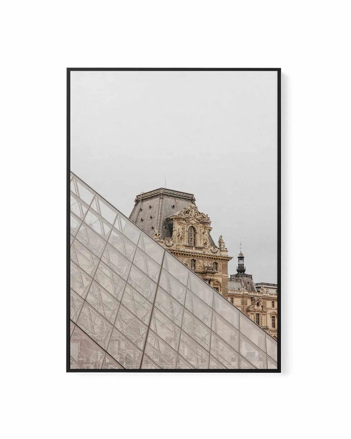Louvre Slice by Jovani Demetrie | Framed Canvas Art Print from Olive et Oriel where you can shop wallpaper and artworks online