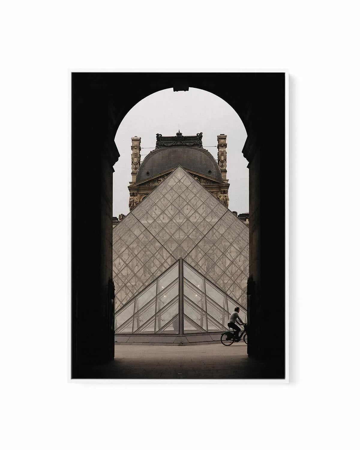 Louvre in Arch by Jovani Demetrie | Framed Canvas Art Print from Olive et Oriel where you can shop wallpaper and artworks online