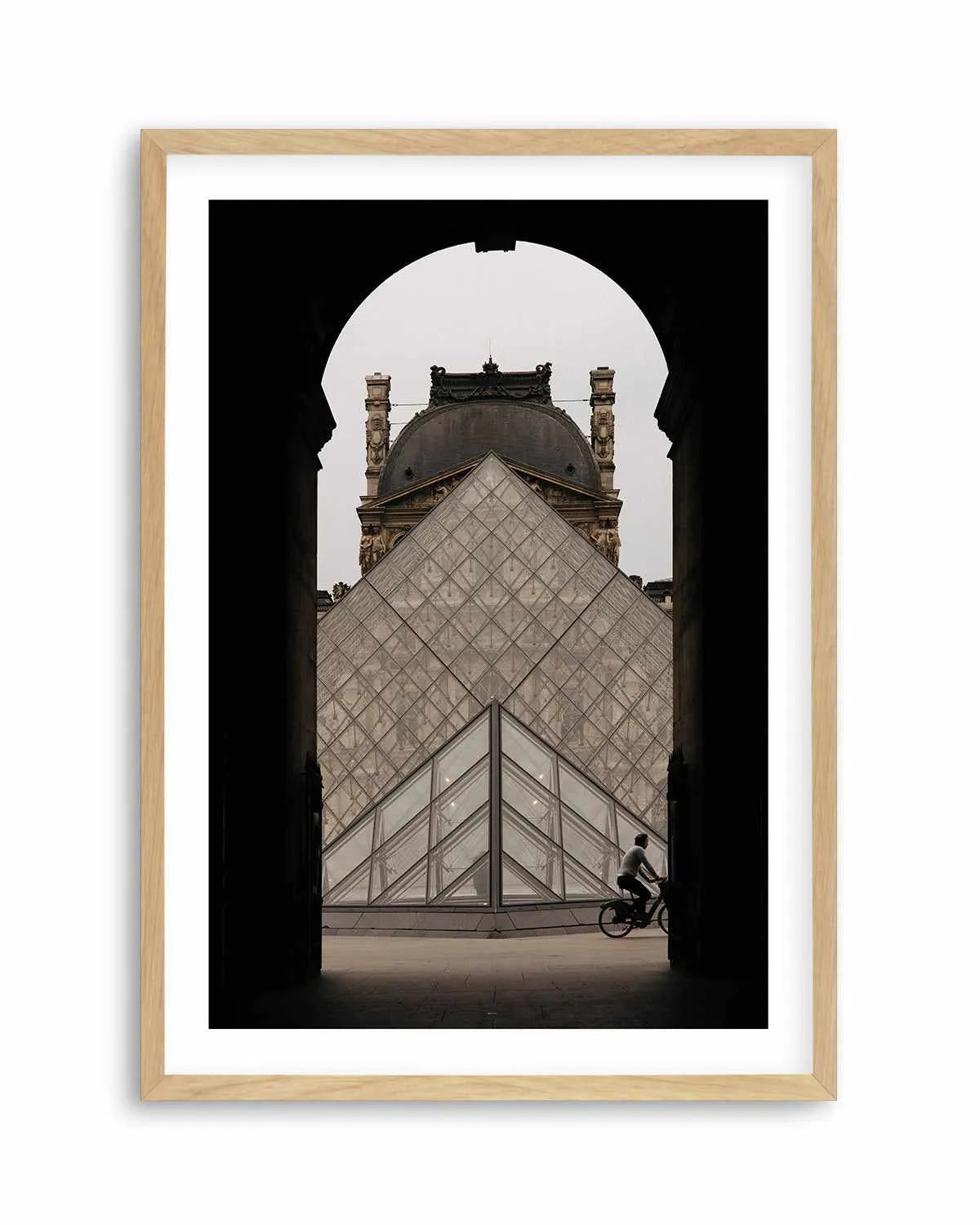 Louvre in Arch by Jovani Demetrie Art Print from Olive et Oriel where you can shop wallpaper and artworks online