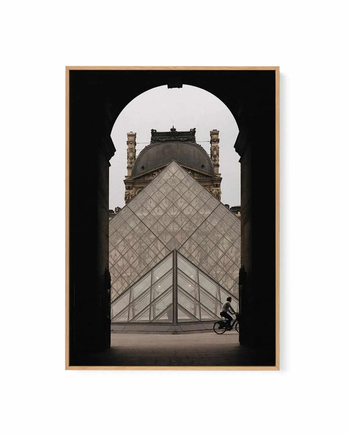 Louvre in Arch by Jovani Demetrie | Framed Canvas Art Print from Olive et Oriel where you can shop wallpaper and artworks online