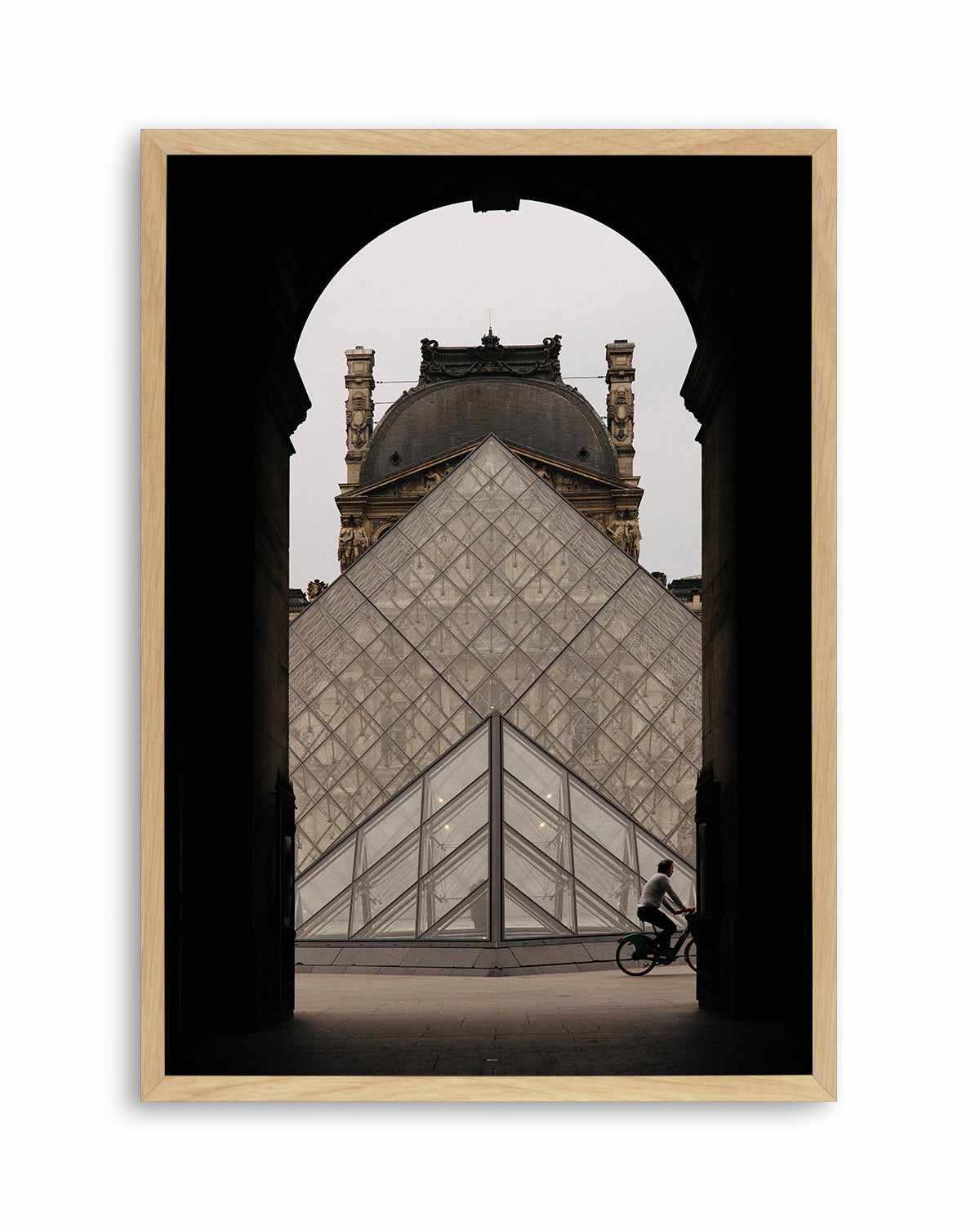 Louvre in Arch by Jovani Demetrie Art Print